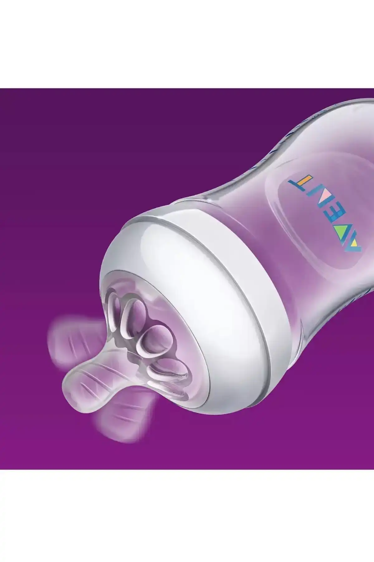 ست بطری طبیعی Pp نوزاد فلو 125 میلی لیتر برند   Philips Avent(فیلیپس اونت) به رنگ   در دسته پستانک