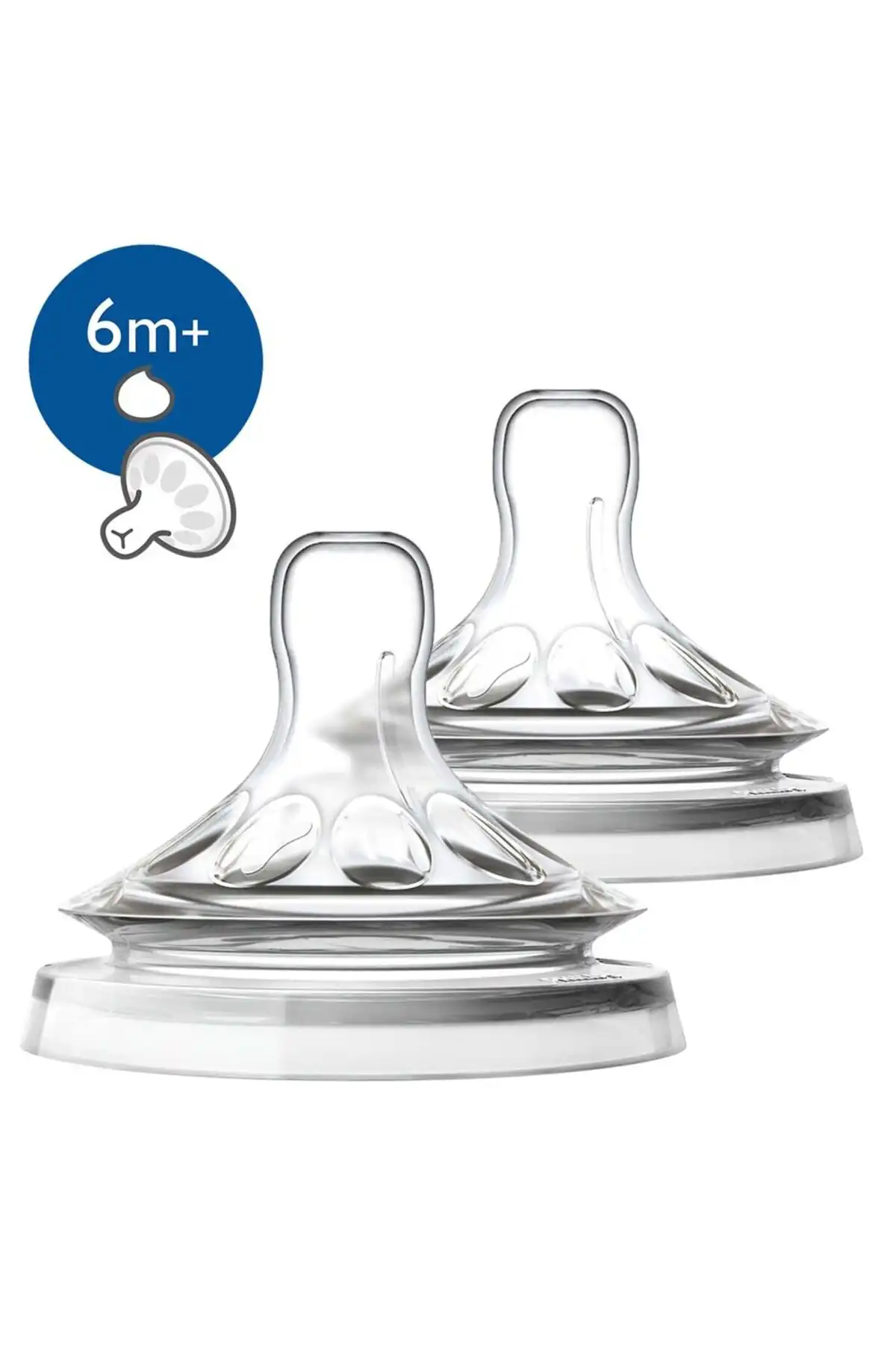 طبیعی Intense Flow Y Cut +6 Months Double Bottle Teat برند   Philips Avent(فیلیپس اونت) به رنگ   در دسته پستانک