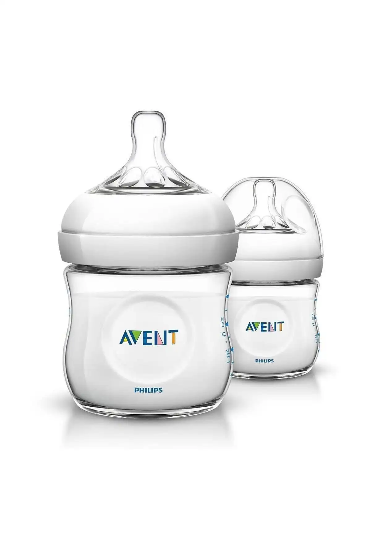 شیشه شیر طبیعی PP 125 میلی لیتری 2 بسته* برند   Philips Avent(فیلیپس اونت) به رنگ   در دسته پستانک