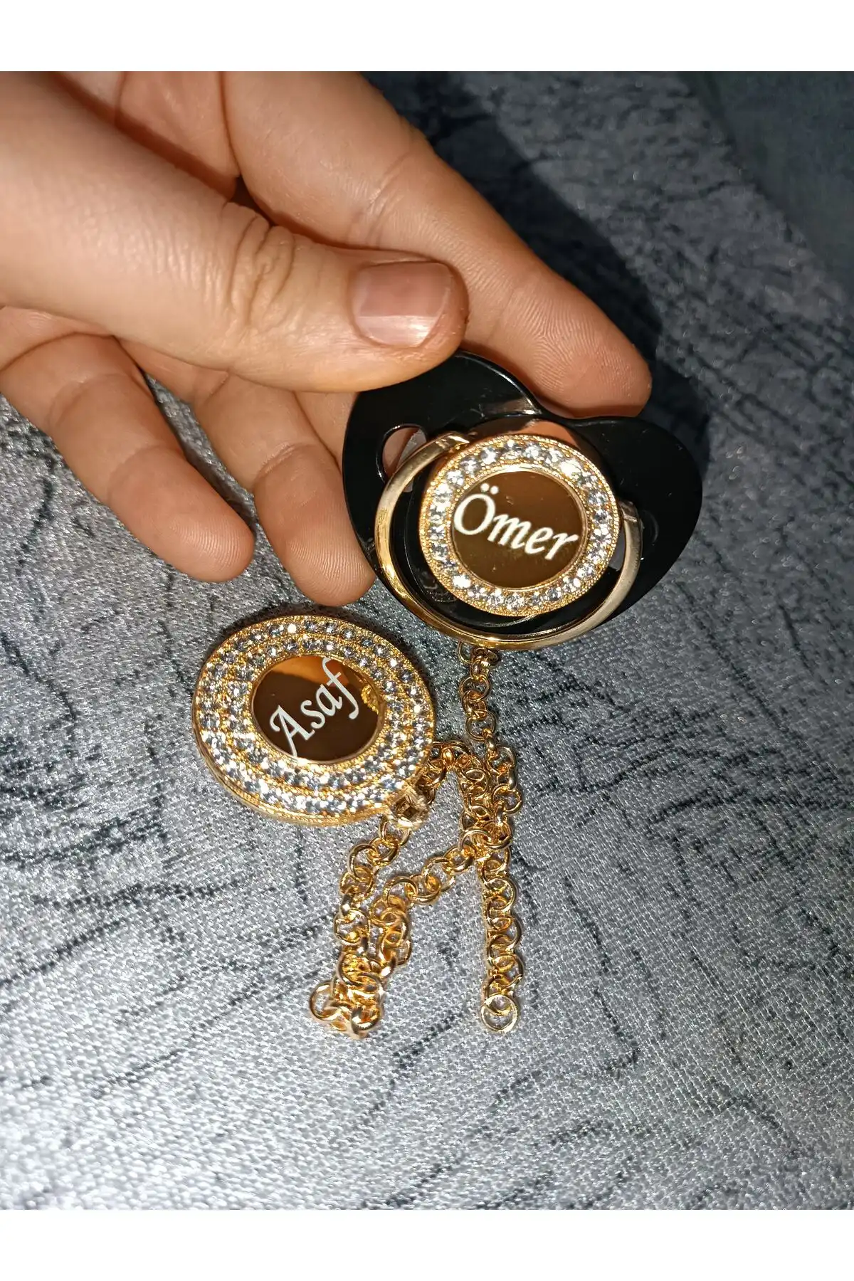 ست پستانک نوزاد سیلیکونی سنگ زیرکون (0-6 ماه) Ztse122 برند   به رنگ   در دسته پستانک