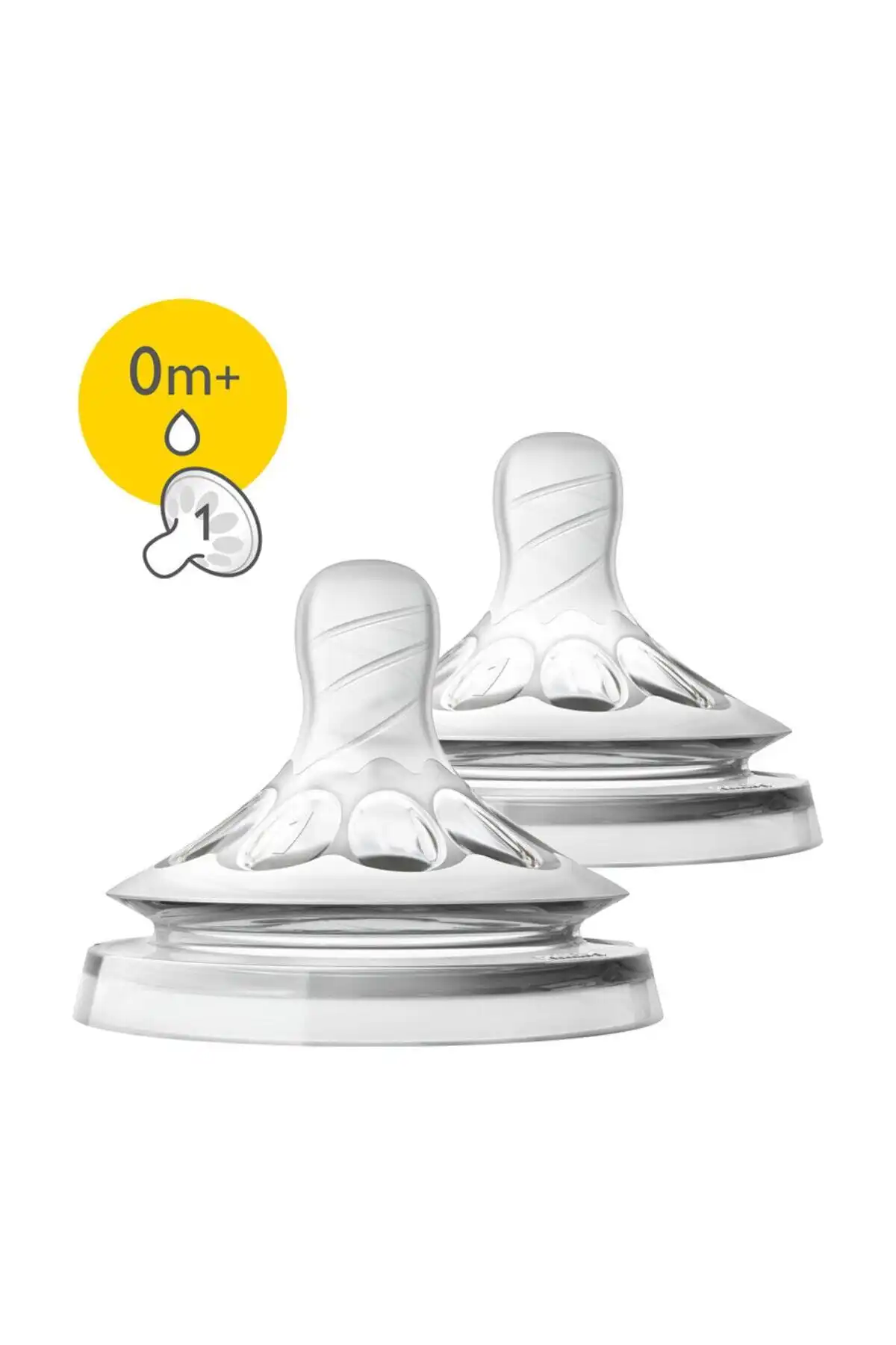 پستانک طبیعی شیشه شیر نوزاد شماره 1 نوزاد 0 متر + 2 بسته برند   Philips Avent(فیلیپس اونت) به رنگ   در دسته پستانک