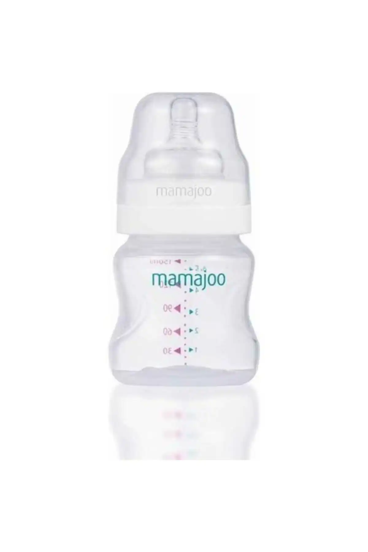 شیشه شیر نقره ای 150 میلی لیتری برند   Mamajoo(ماماجو) به رنگ   در دسته پستانک