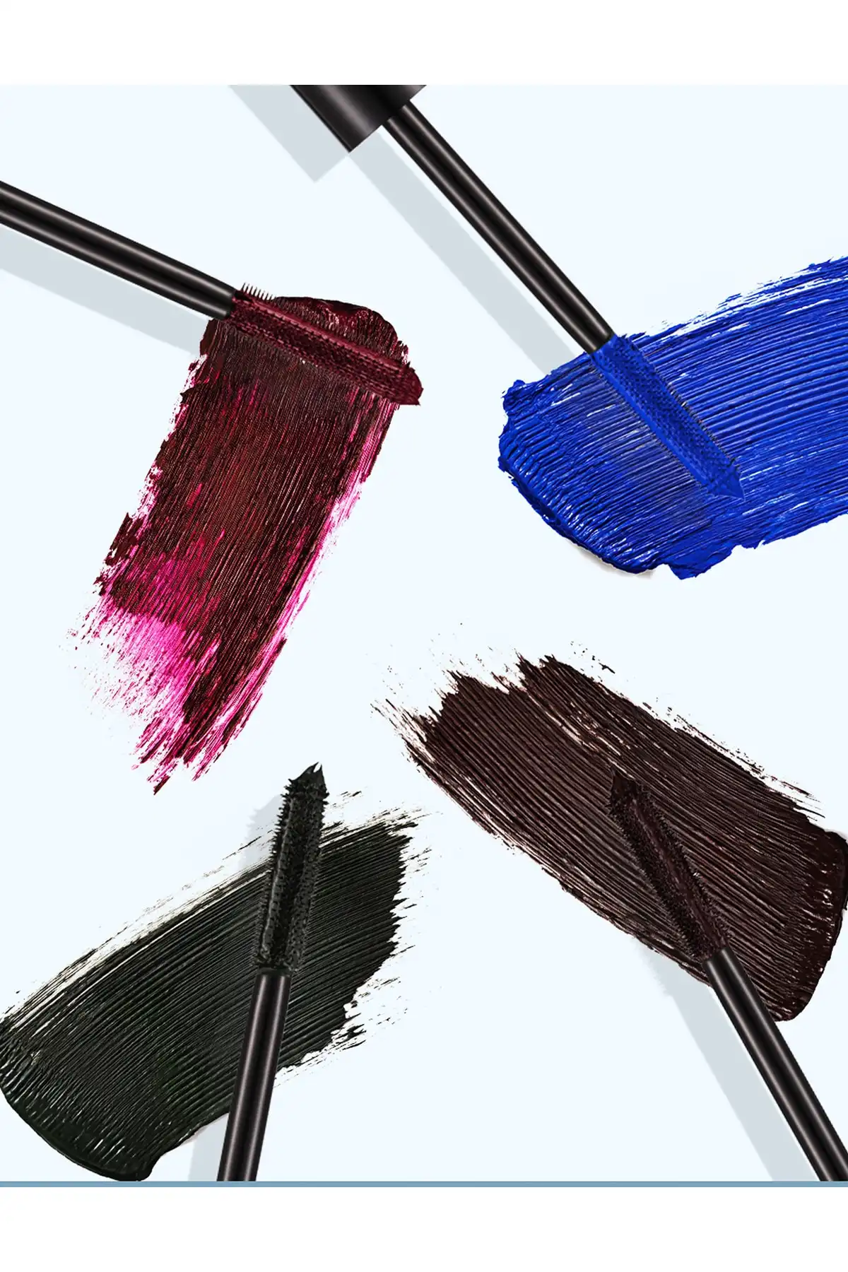 ریمل رنگی که پر و حجم می دهد (قهوه ای) - ریمل خود را رنگ کنید - 001 - 8690604628469 برند   Flormar(فلورمار) به رنگ   قهوه ای