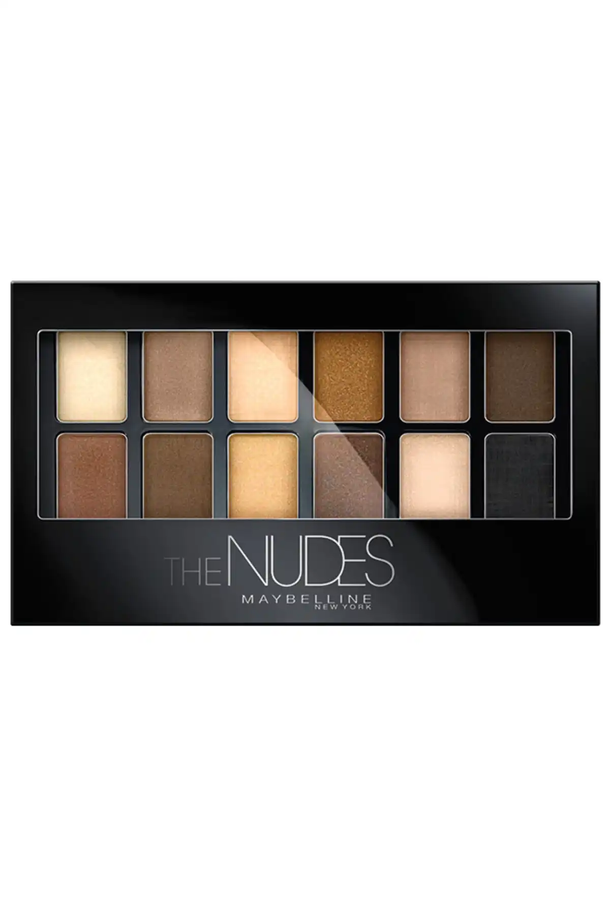 Eyeshadow Palette - The Nudes Palette No: 01 برند   Maybelline New York(میبلین نیویورک) به رنگ   قهوه ای