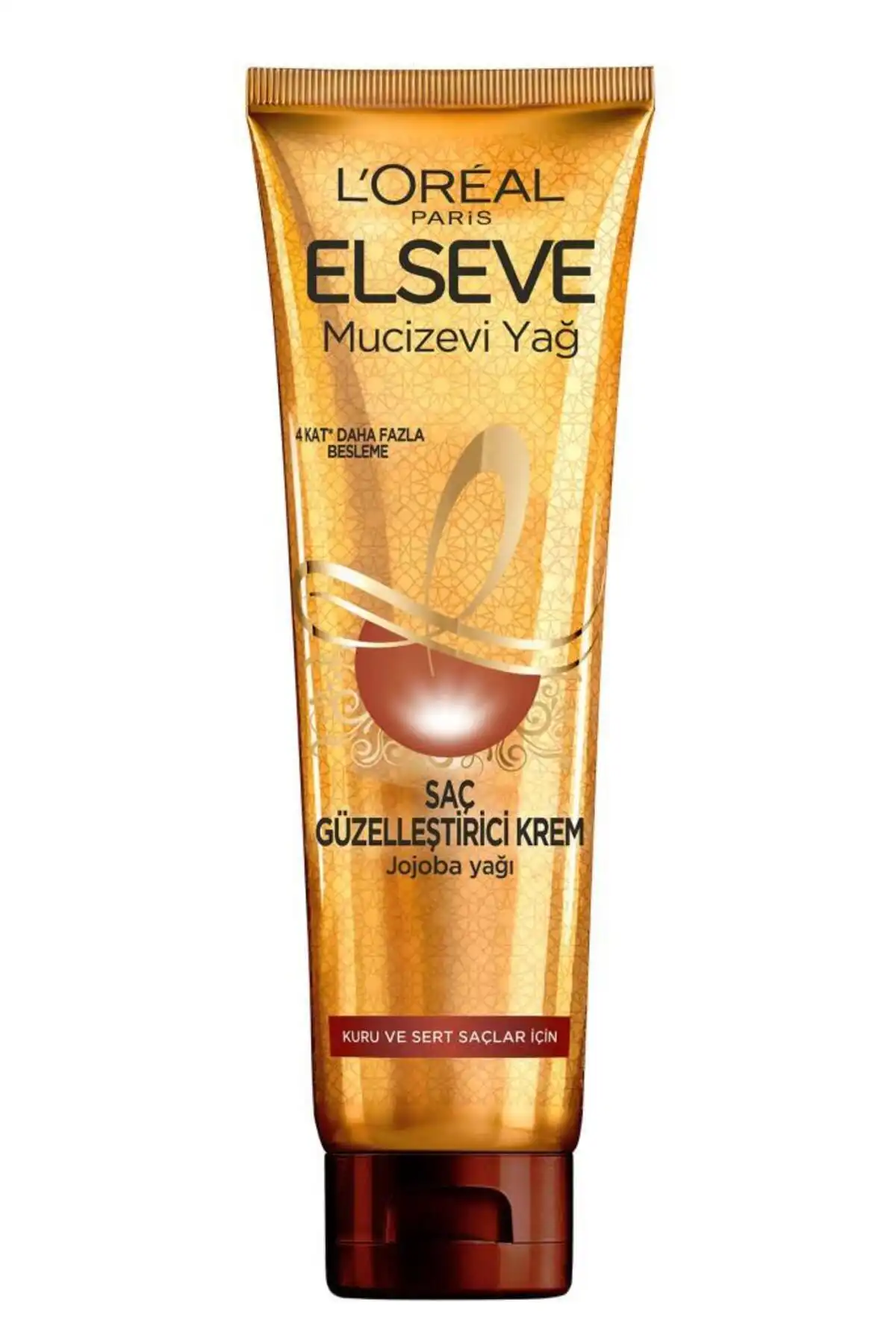 ریمل تلسکوپی & کرم زیبایی مو روغن معجزه آسای Elseve 150 میلی لیتر - موهای خشک و سفت برند   L'Oreal Paris(لورآل پاریس) به رنگ  