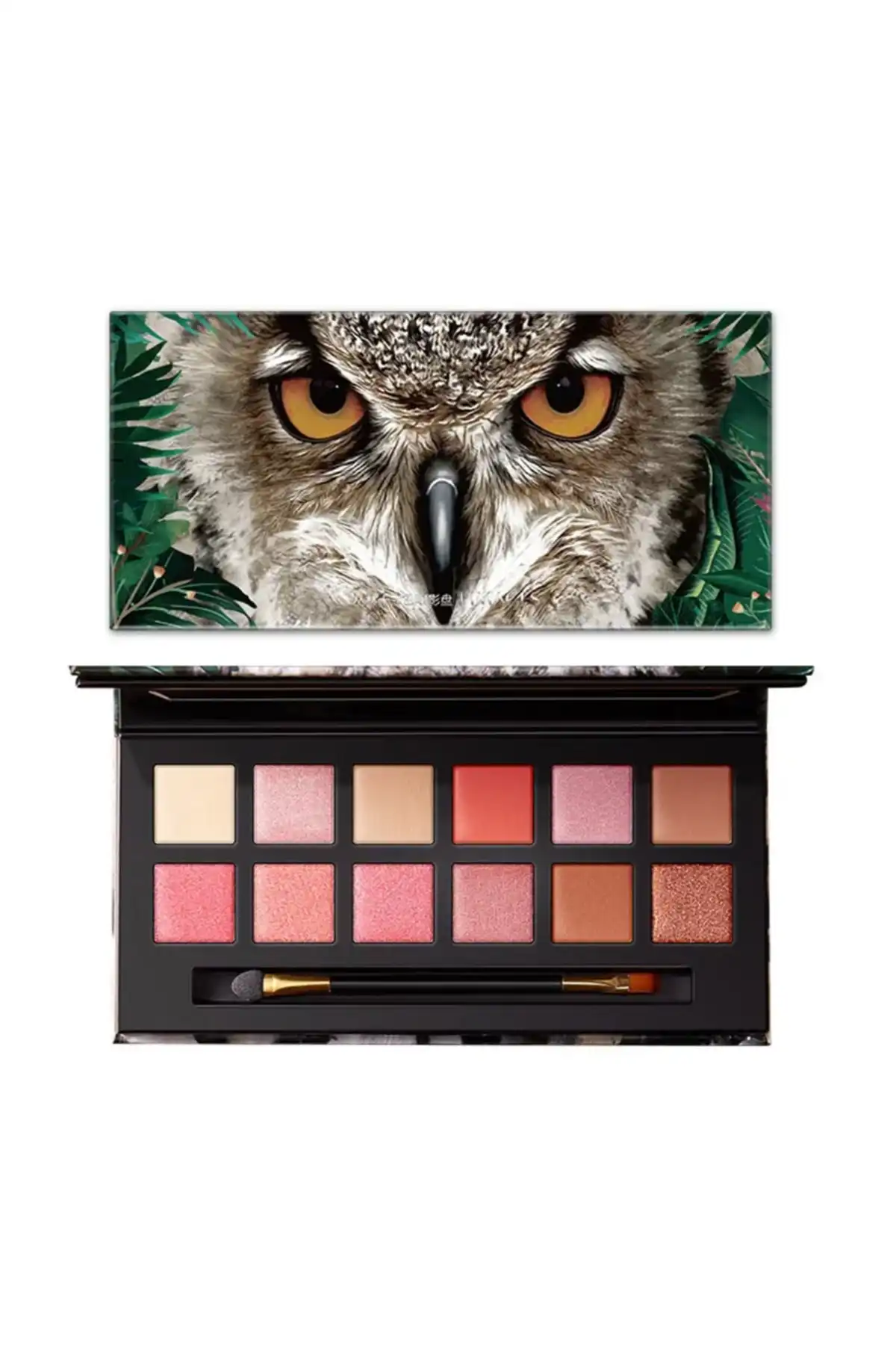 ® پالت سایه چشم جغد 12 بسته سری تصاویر جنگل برند   Zozu(زوزو) به رنگ  نارنجی