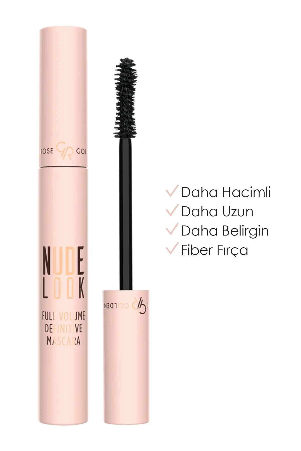 Black Mascara - Nude Look Full Volume Definitive Mascara 8691190967482 برند   Golden Rose(رز طلایی) به رنگ   صورتی