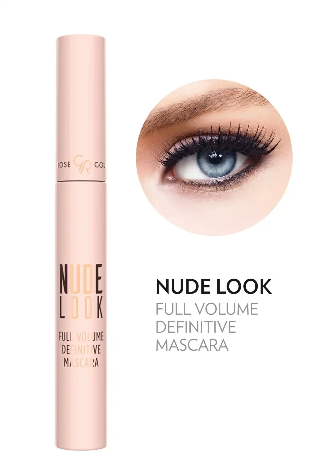 Black Mascara - Nude Look Full Volume Definitive Mascara 8691190967482 برند   Golden Rose(رز طلایی) به رنگ   صورتی