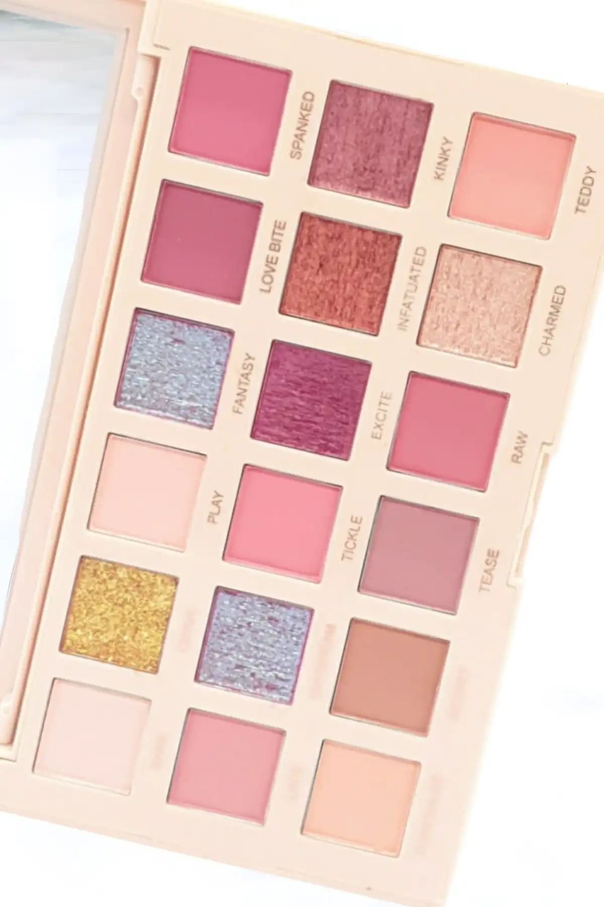 پالت سایه چشم برهنه 18 عدد - با برس سایه چشم و هدیه خط چشم برند   به رنگ  خیلی ا