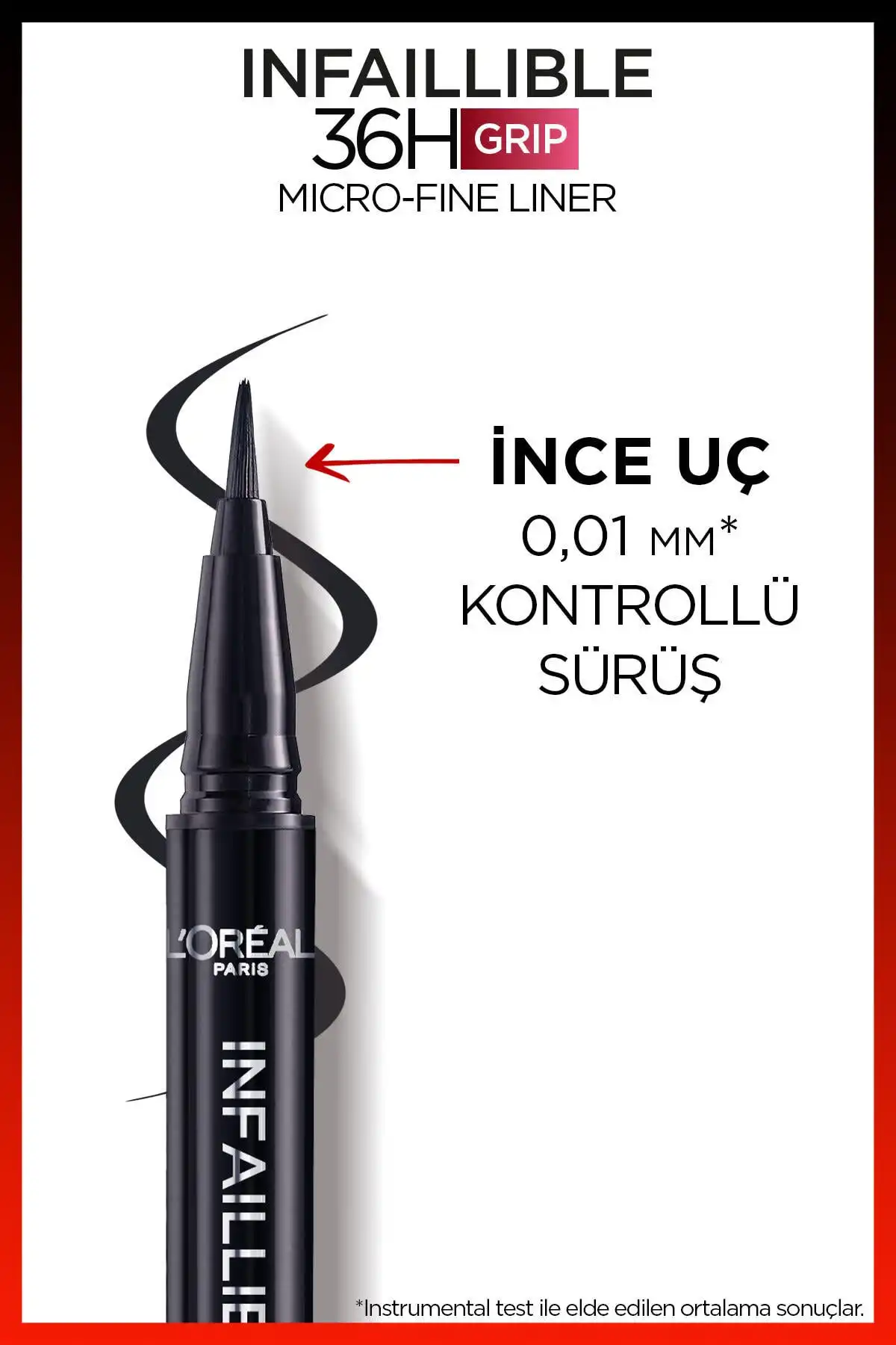خط چشم L'oréal Paris Infaillible 36h Grip Micro Fine 01 Obsidian - Black برند   L'Oreal Paris(لورآل پاریس) به رنگ  مشکی