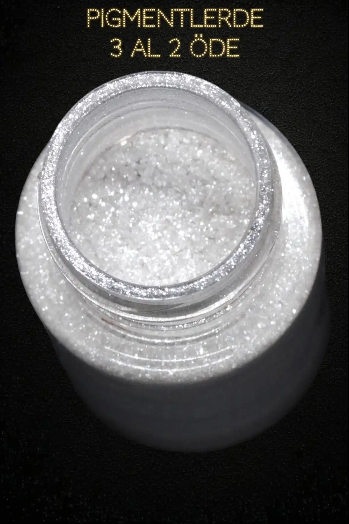 رنگدانه نقره ای گلامد برند   wonderway(راه شگفت انگیز) به رنگ  سفید