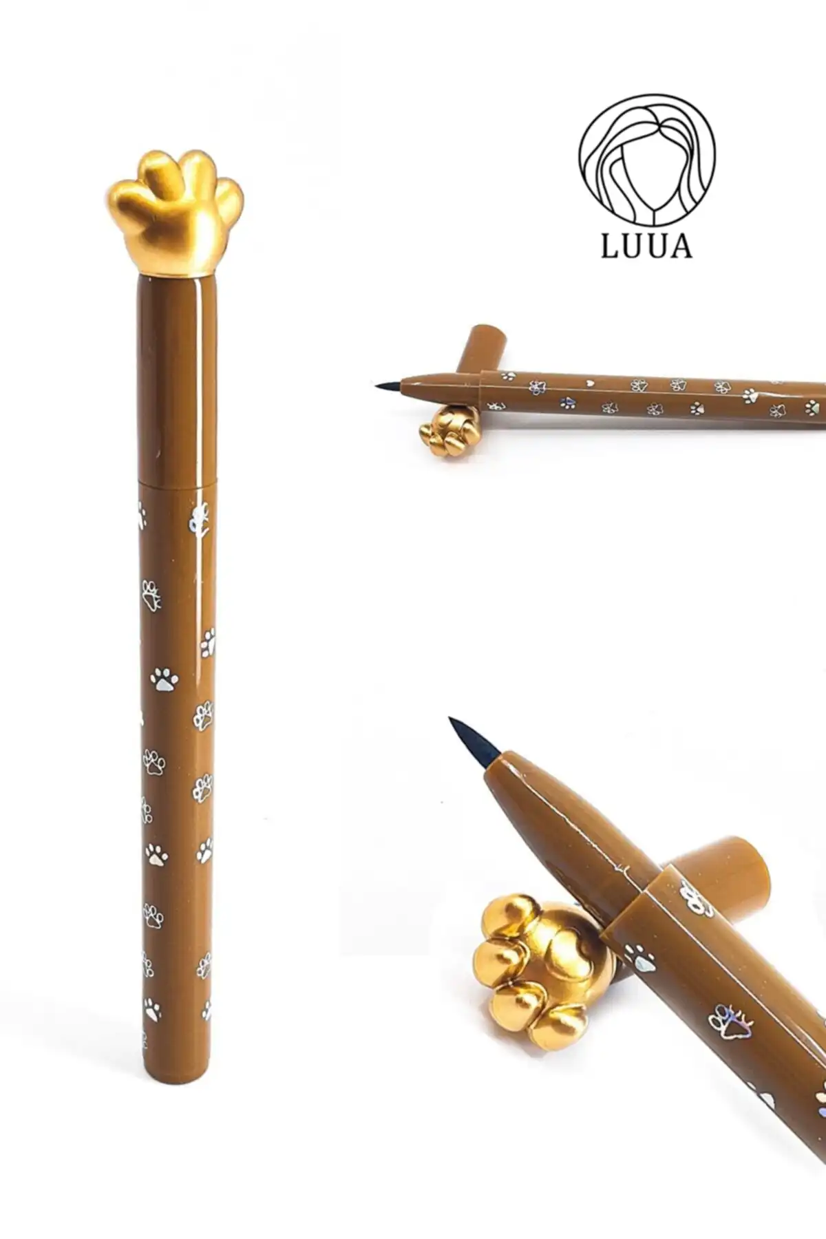 پنجه گربه خط چشم مشکی برند   به رنگ  مشکی