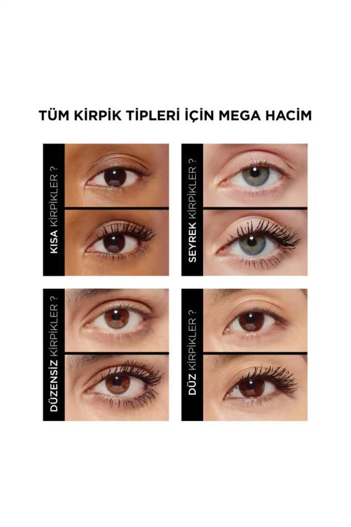 ریمل مشکی حجم دهنده مگا Air Volume & ست آرایش پالت سایه چشم Eye Go Wild برند   L'Oreal Paris(لورآل پاریس) به رنگ  