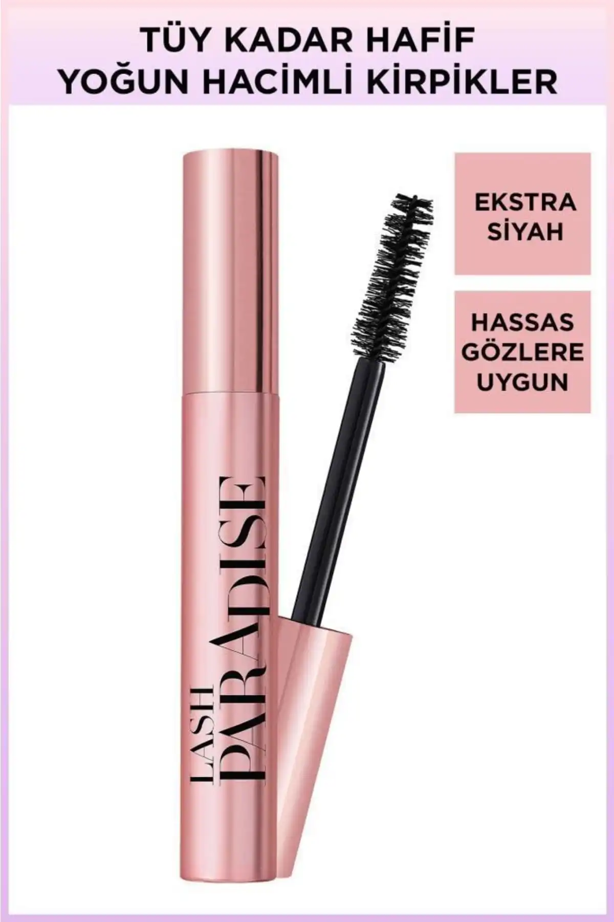 ریمل مشکی اکسترا مشکی Lash Paradise Intense Black & ریمل مینی پارادایس ست 4.7 میلی لیتری برند   L'Oreal Paris(لورآل پاریس) به رنگ  