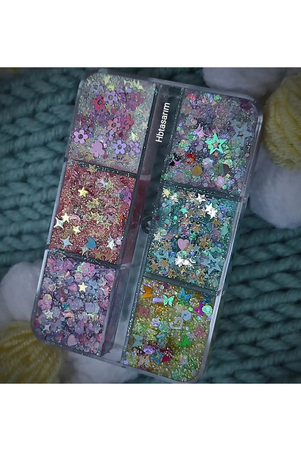 پالت سایه چشم ژل براق باربی05 برند   hbtasarim(hbdesign) به رنگ  خیلی ا