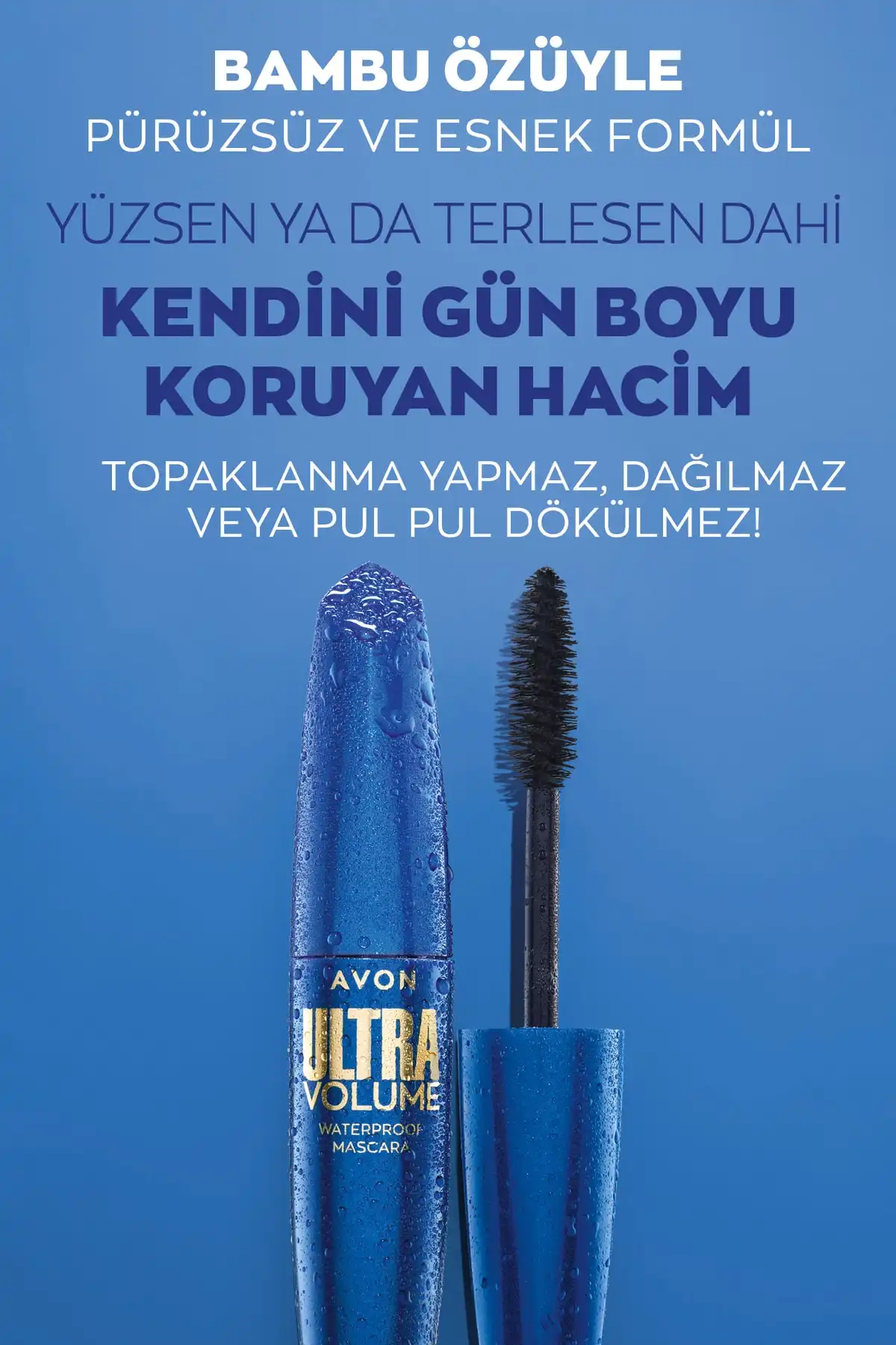 ریمل ضد آب با حجم فوق العاده Blackest Black برند   Avon(آوون) به رنگ  