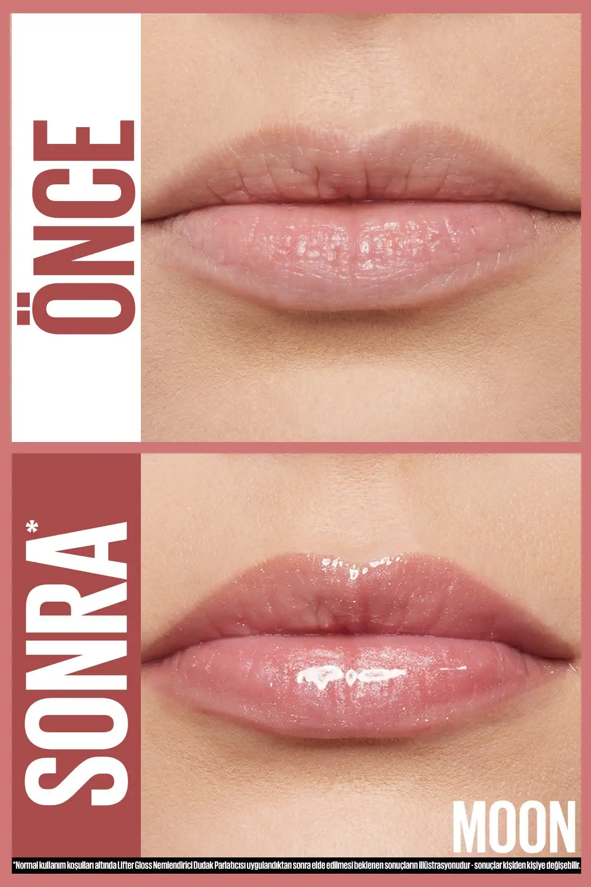 New York Lifter Gloss Moisturizing Lip Gloss - 003 Moon برند   Maybelline New York(میبلین نیویورک) به رنگ   صورتی