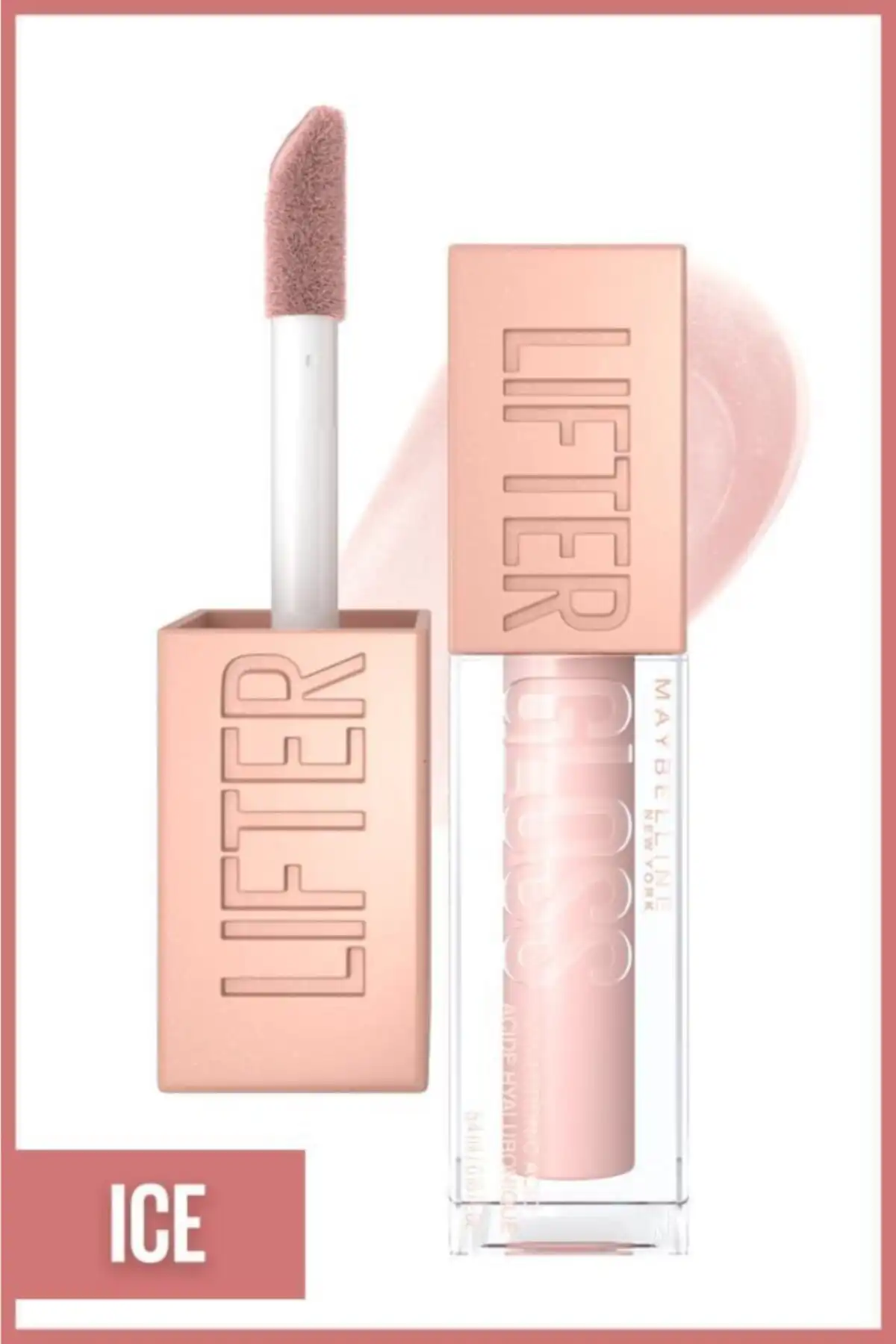 Lifter Gloss Moisturizing Lip Gloss - 002 Ice برند   Maybelline New York(میبلین نیویورک) به رنگ  آبی