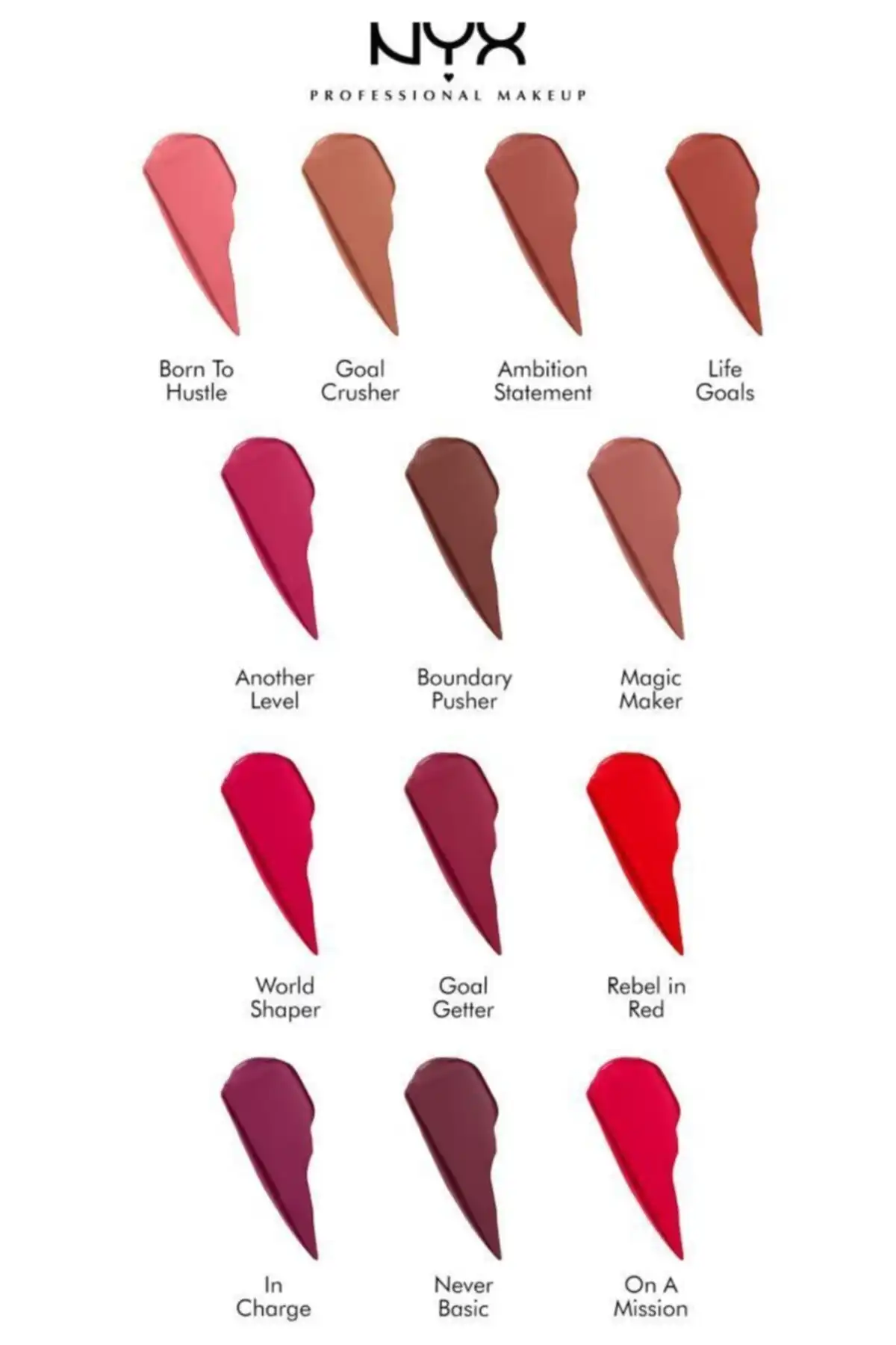 Shine Loud High Shine Lip Color Ambition Statement - Lip Gloss برند   NYX Professional Makeup(آرایش حرفه ای NYX) به رنگ   صورتی