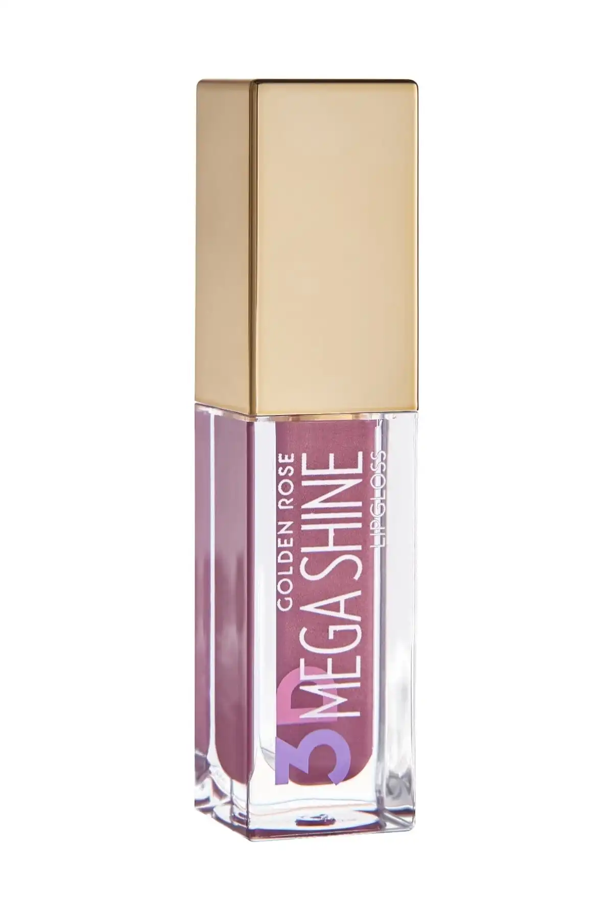3d Mega Shine Lipgloss No: 118 Shimmer - Pearlescent Lip Gloss برند   Golden Rose(رز طلایی) به رنگ   صورتی در دسته حالت دهنده مو
