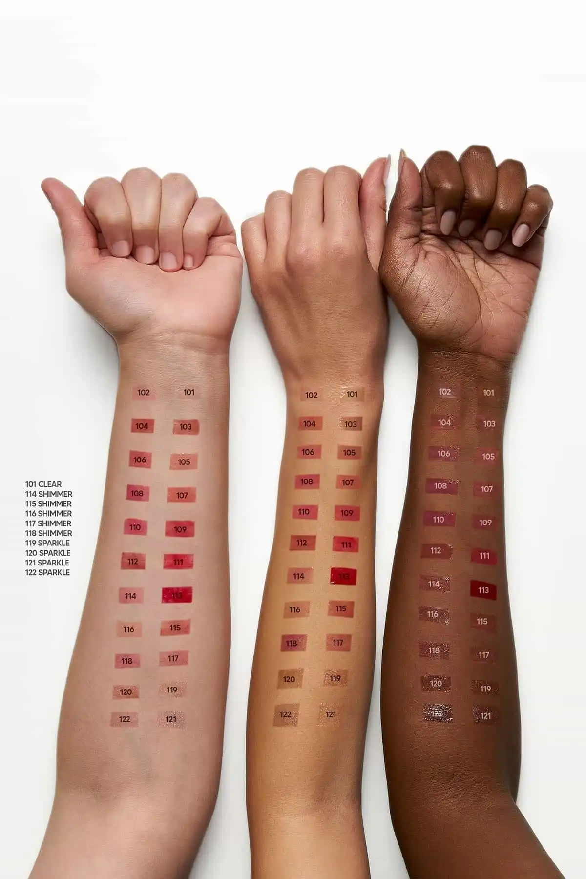 3d Mega Shine Lipgloss No: 118 Shimmer - Pearlescent Lip Gloss برند   Golden Rose(رز طلایی) به رنگ   صورتی در دسته حالت دهنده مو