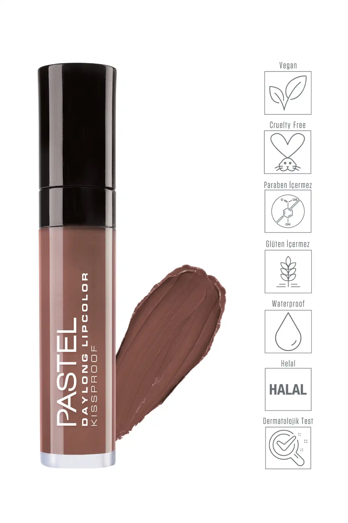 Daylong Lipcolor Kissproof - Liquid Matte Lipstick 15 برند   PASTELASTORE(پاستلاستور) به رنگ   قهوه ای در دسته حالت دهنده مو