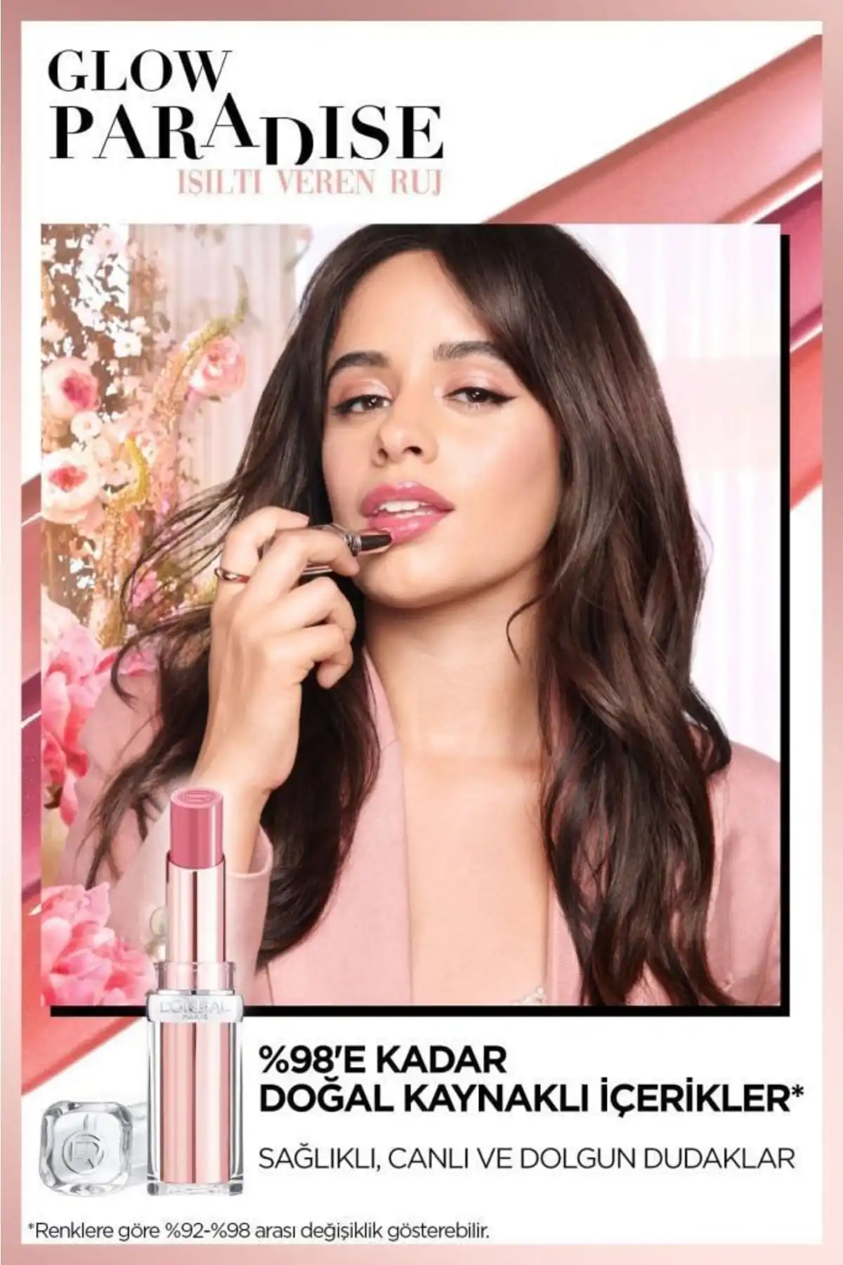 L. برند   L'Oreal Paris(لورآل پاریس) به رنگ  سفید در دسته حالت دهنده مو