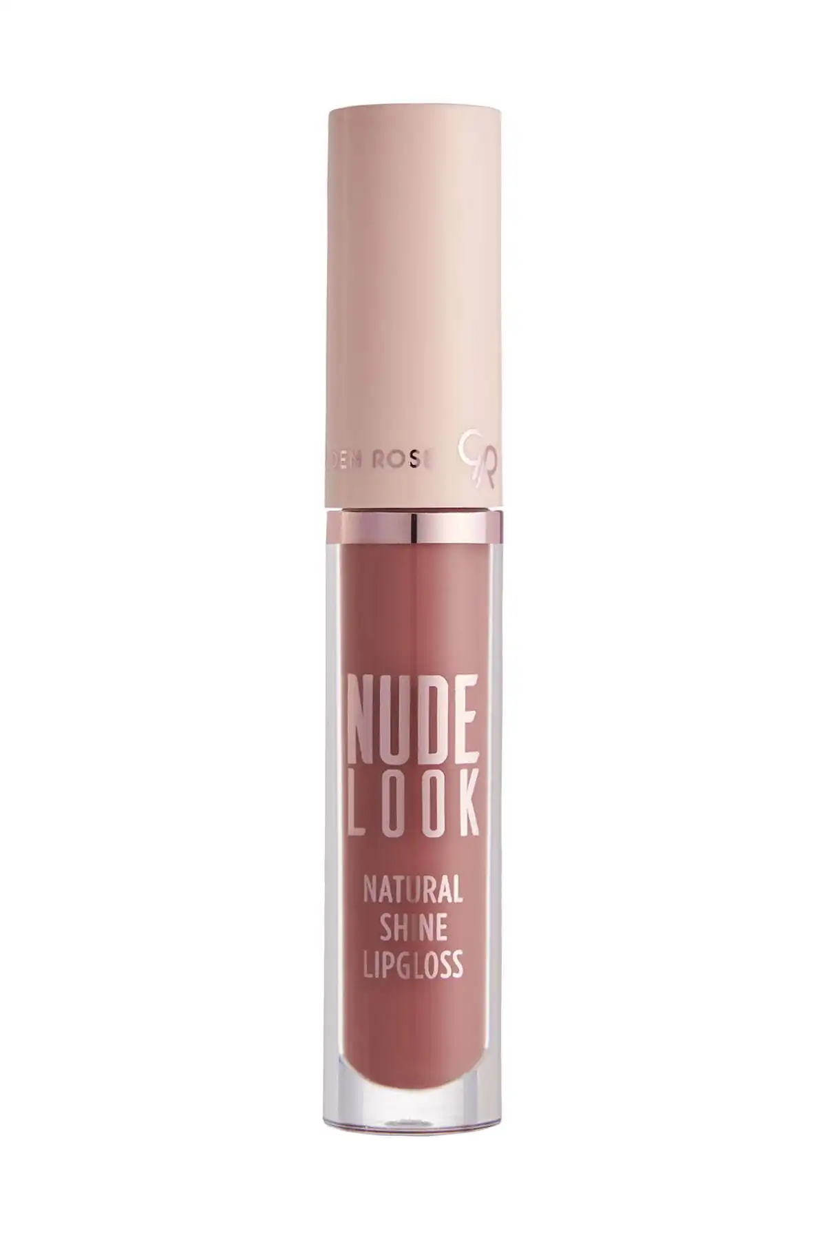 Nude Look Natural Shine Lipgloss No:04 Peachy Nude - براق لب طبیعی رنگی برند   Golden Rose(رز طلایی) به رنگ  نارنجی در دسته حالت دهنده مو