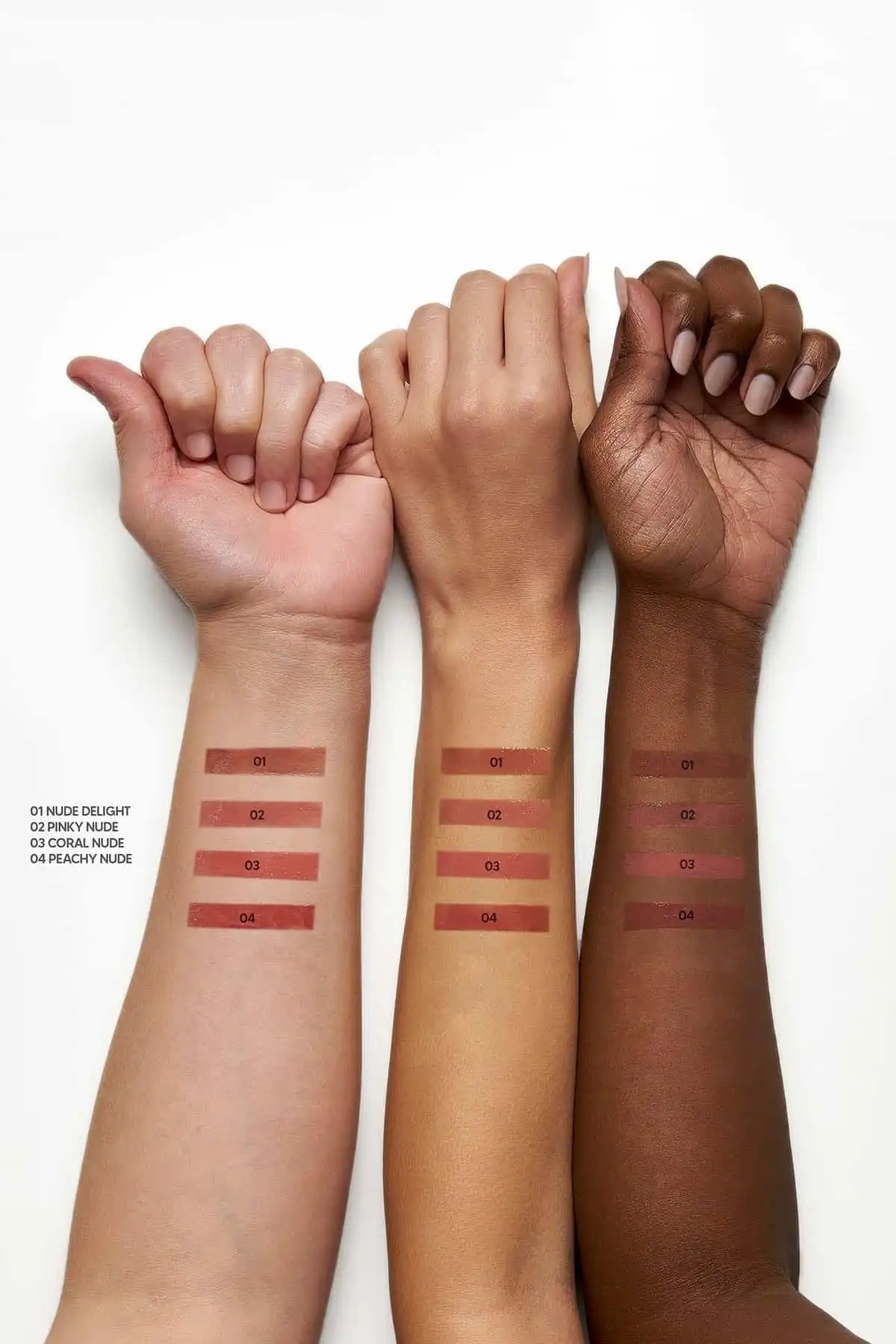 Nude Look Natural Shine Lipgloss No:04 Peachy Nude - براق لب طبیعی رنگی برند   Golden Rose(رز طلایی) به رنگ  نارنجی در دسته حالت دهنده مو