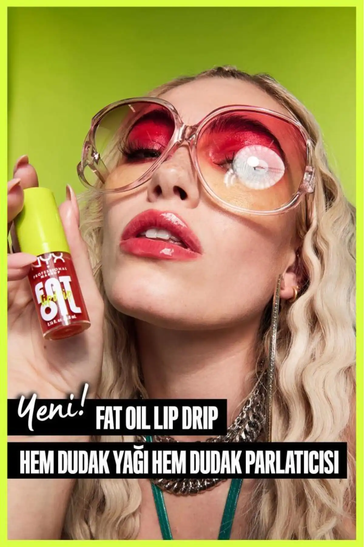 روغن لب چربی دریپ روغن لب شاین - اسکرول برند   NYX Professional Makeup(آرایش حرفه ای NYX) به رنگ   قهوه ای در دسته حالت دهنده مو