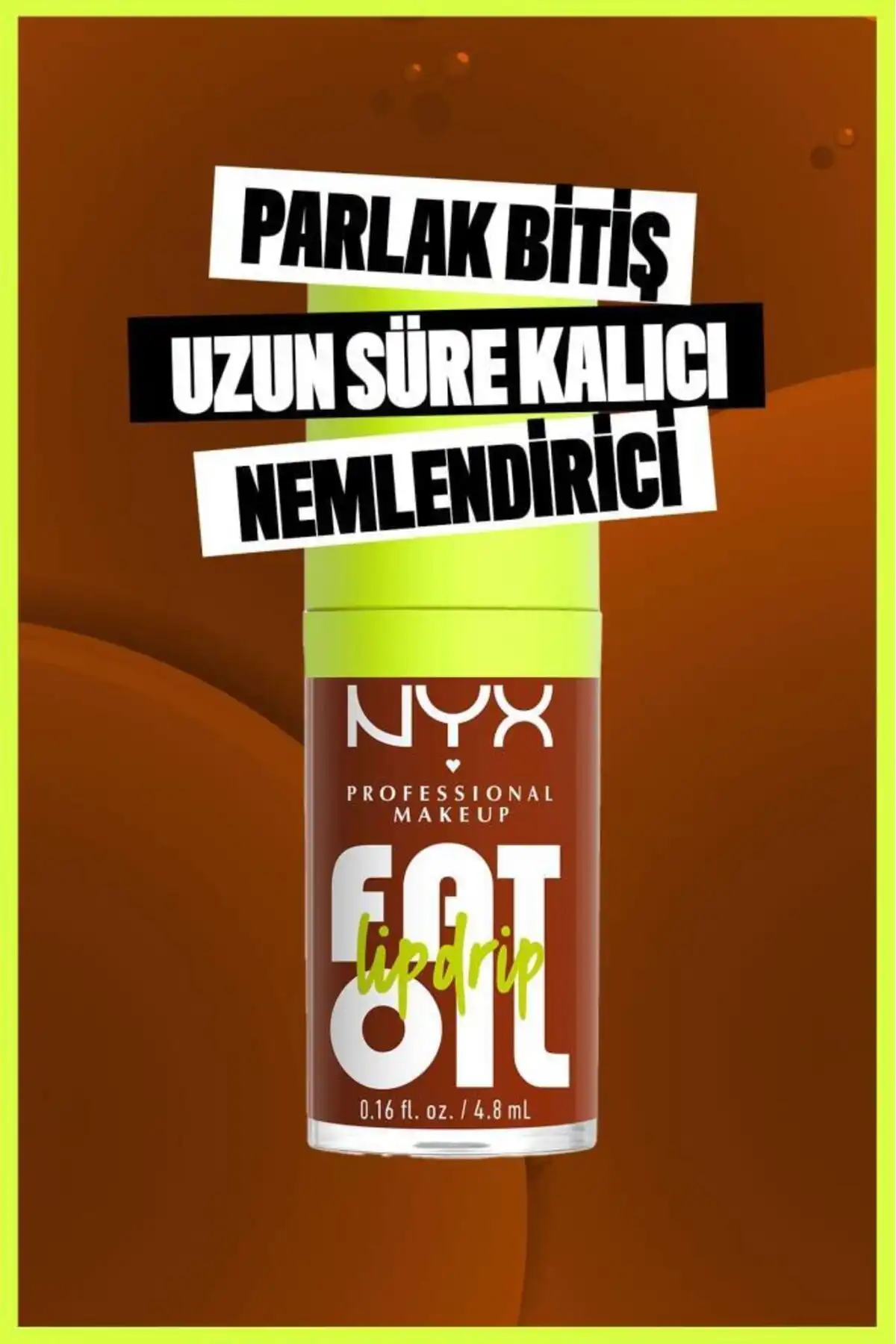 روغن لب چربی دریپ روغن لب شاین - اسکرول برند   NYX Professional Makeup(آرایش حرفه ای NYX) به رنگ   قهوه ای در دسته حالت دهنده مو