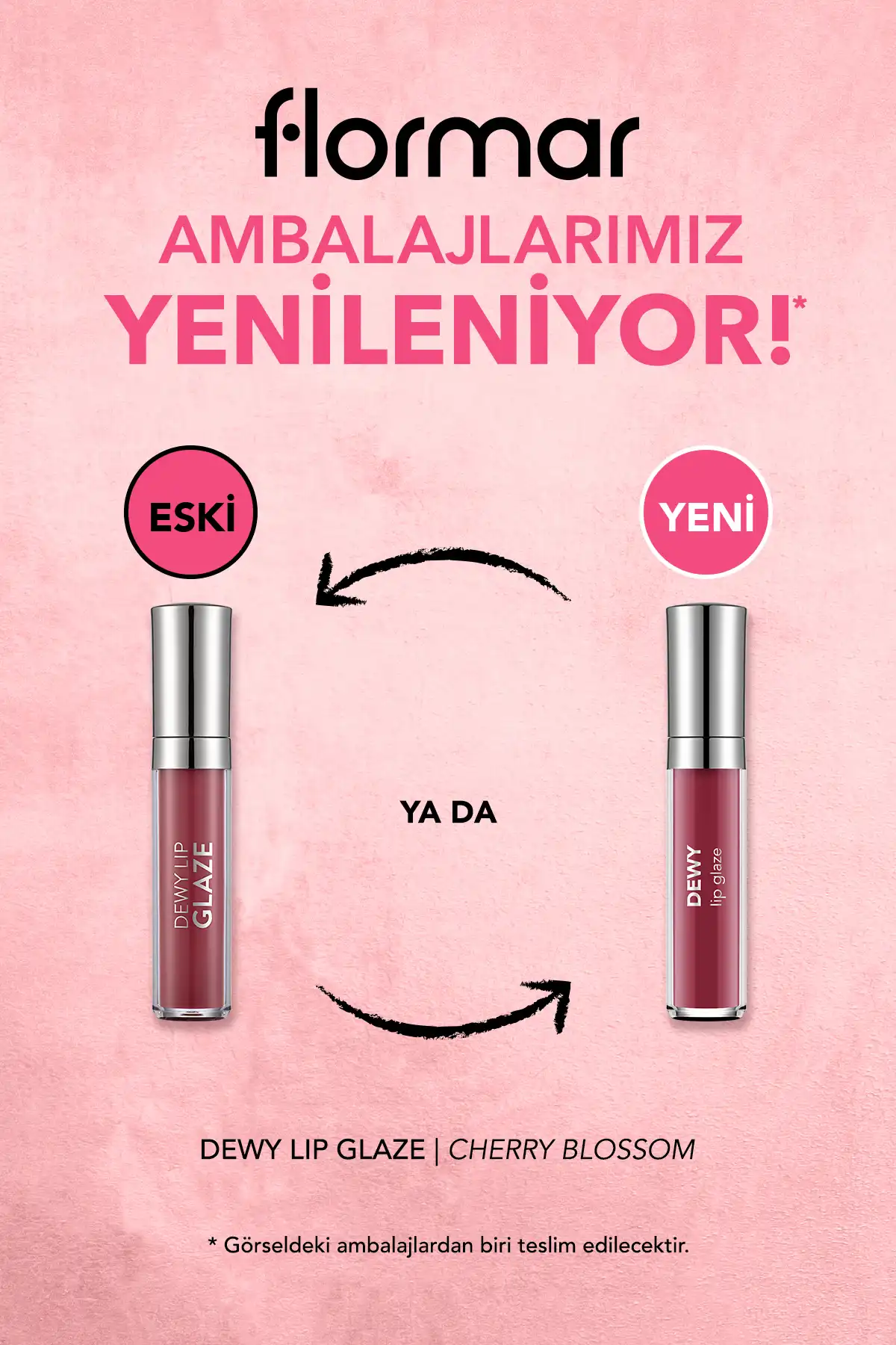 براق لب مغذی - لعاب لب دونی - 016 شکوفه گیلاس-8682536068314 برند   Flormar(فلورمار) به رنگ   صورتی در دسته حالت دهنده مو