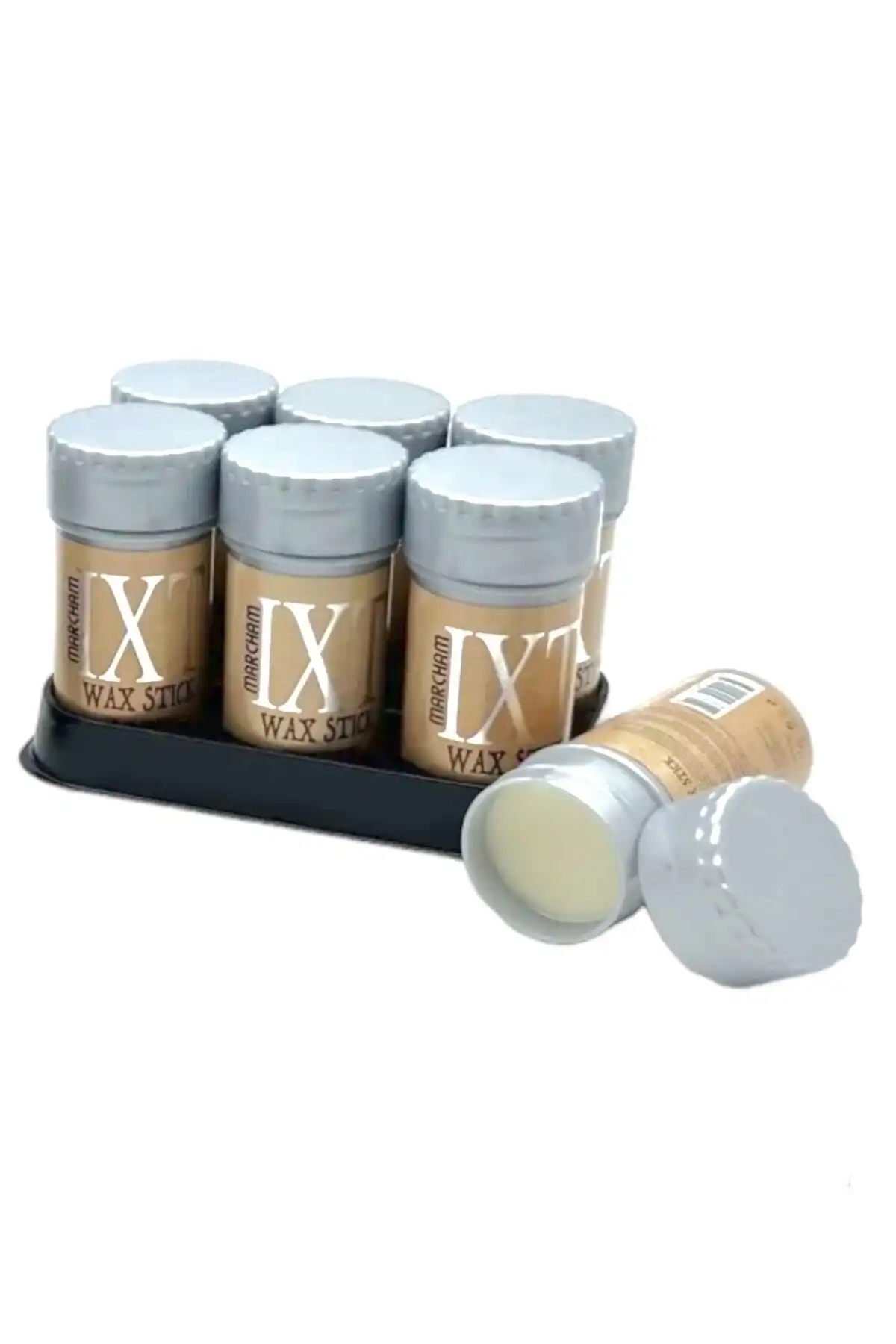 Hair Wax Stick 75gr - برس موم موم بربرستیک موم تثبیت کننده مو برند   به رنگ   در دسته حالت دهنده مو