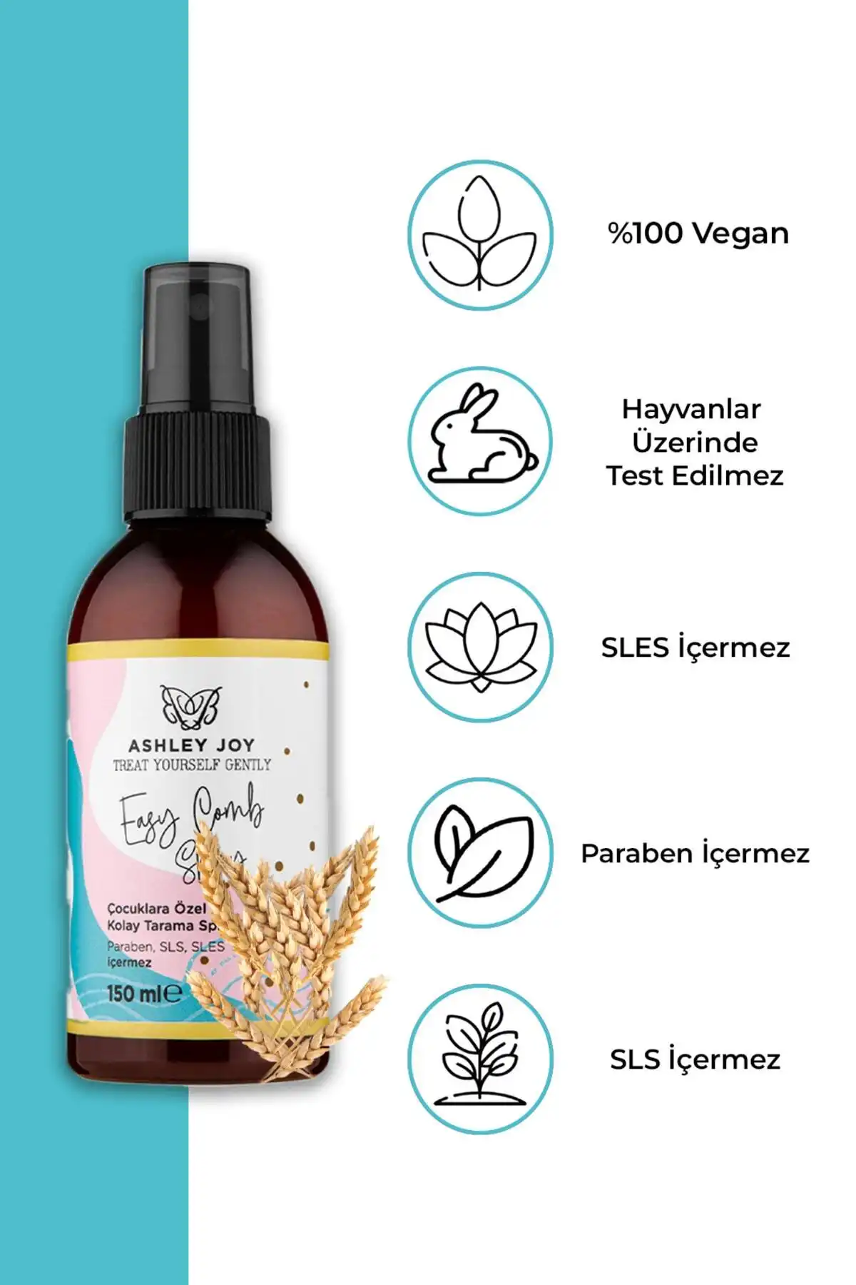 اسپری آسان شانه برای کودکان، مرطوب کننده و براق کننده 150 میلی لیتر برند   به رنگ   در دسته حالت دهنده مو