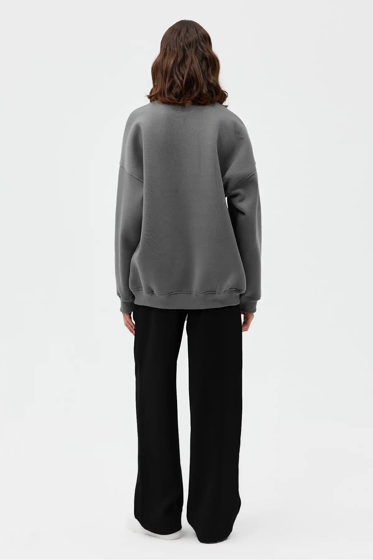 شلوار گشاد کمر بلند Palazzo بافت برند   Açelya Okcu ( آزالیا اوککو )  به رنگ  مشکی