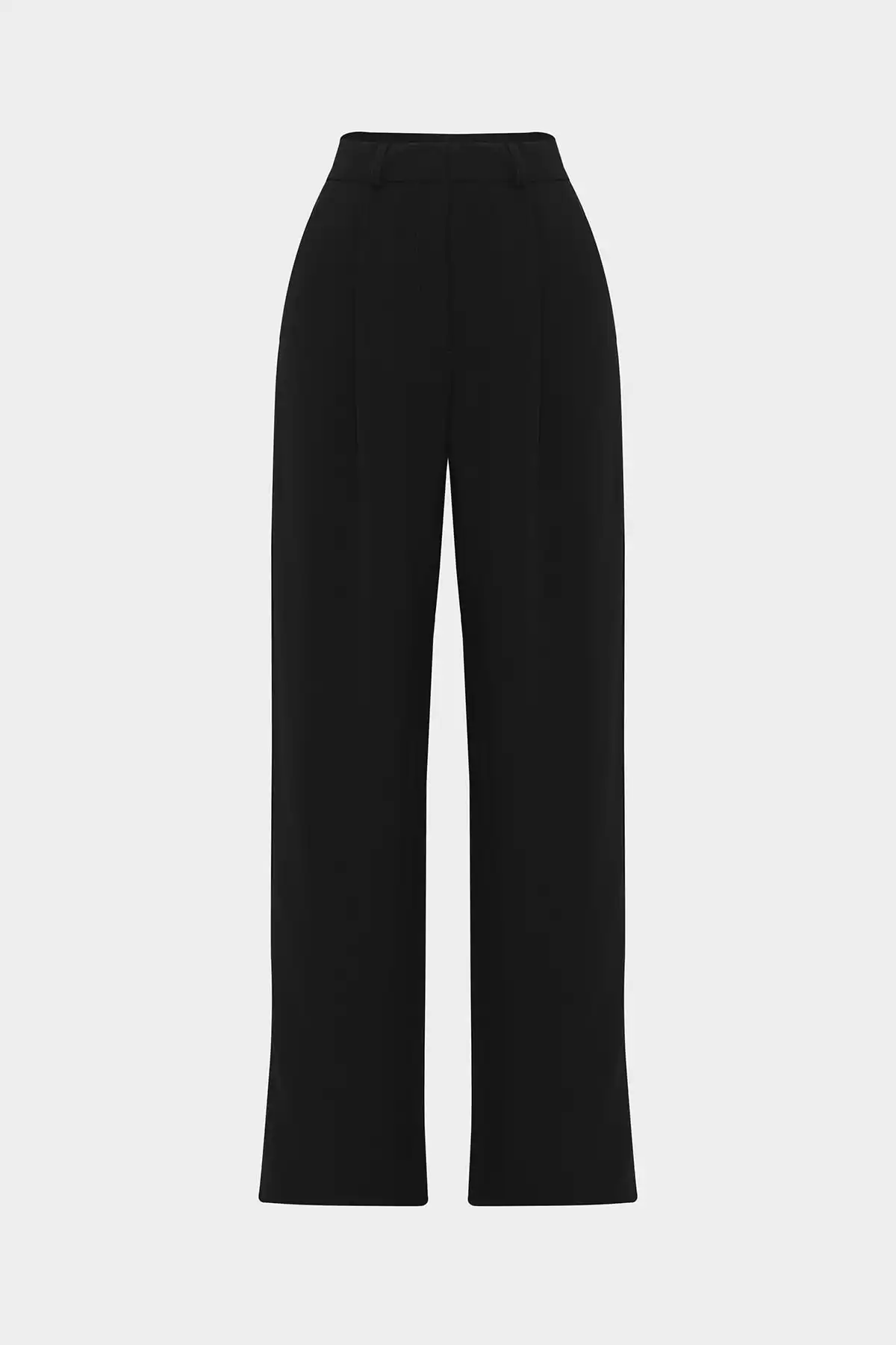 شلوار گشاد کمر بلند Palazzo بافت برند   Açelya Okcu ( آزالیا اوککو )  به رنگ  مشکی