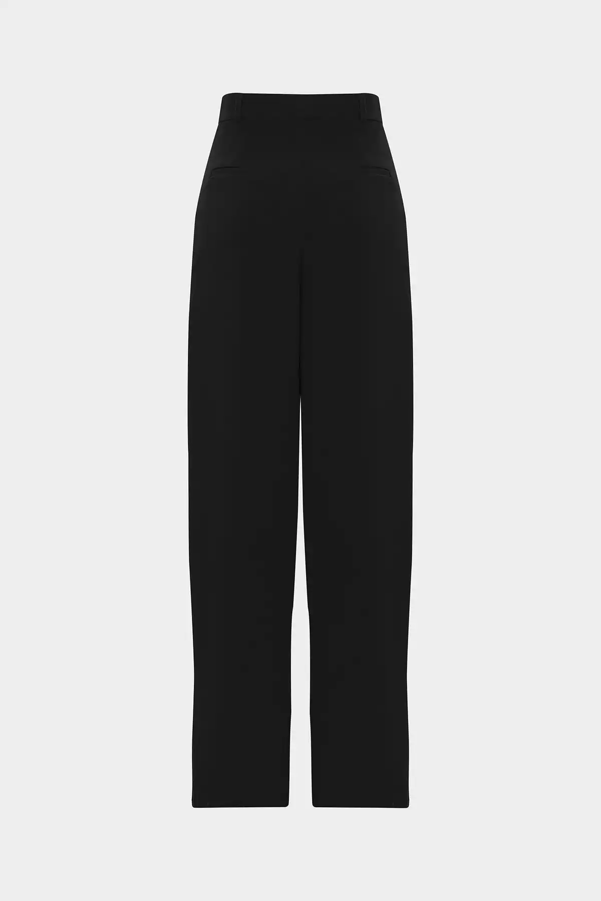 شلوار گشاد کمر بلند Palazzo بافت برند   Açelya Okcu ( آزالیا اوککو )  به رنگ  مشکی