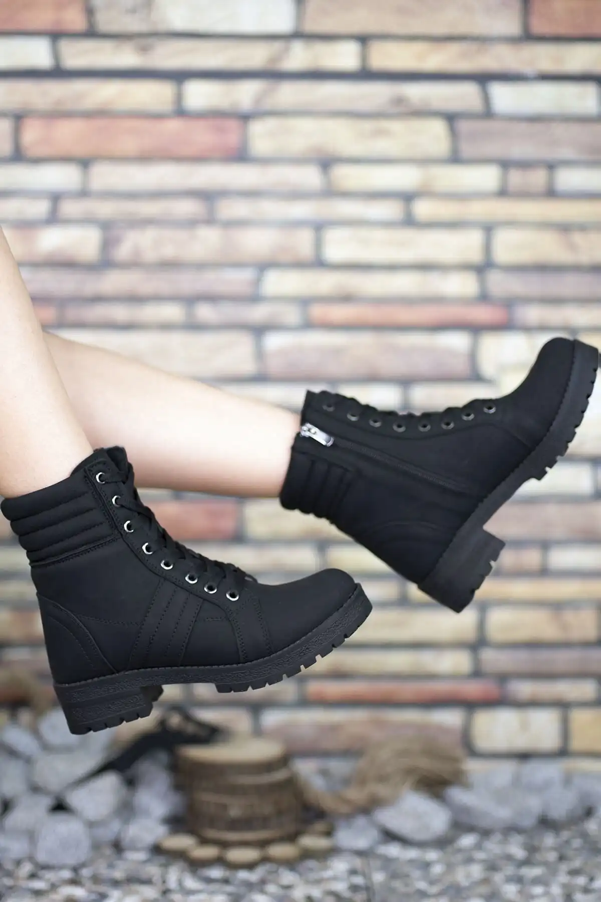 چکمه زنانه مشکی اکسترا مات 0012285 برند   Riccon ( ریکون )  به رنگ  مشکی