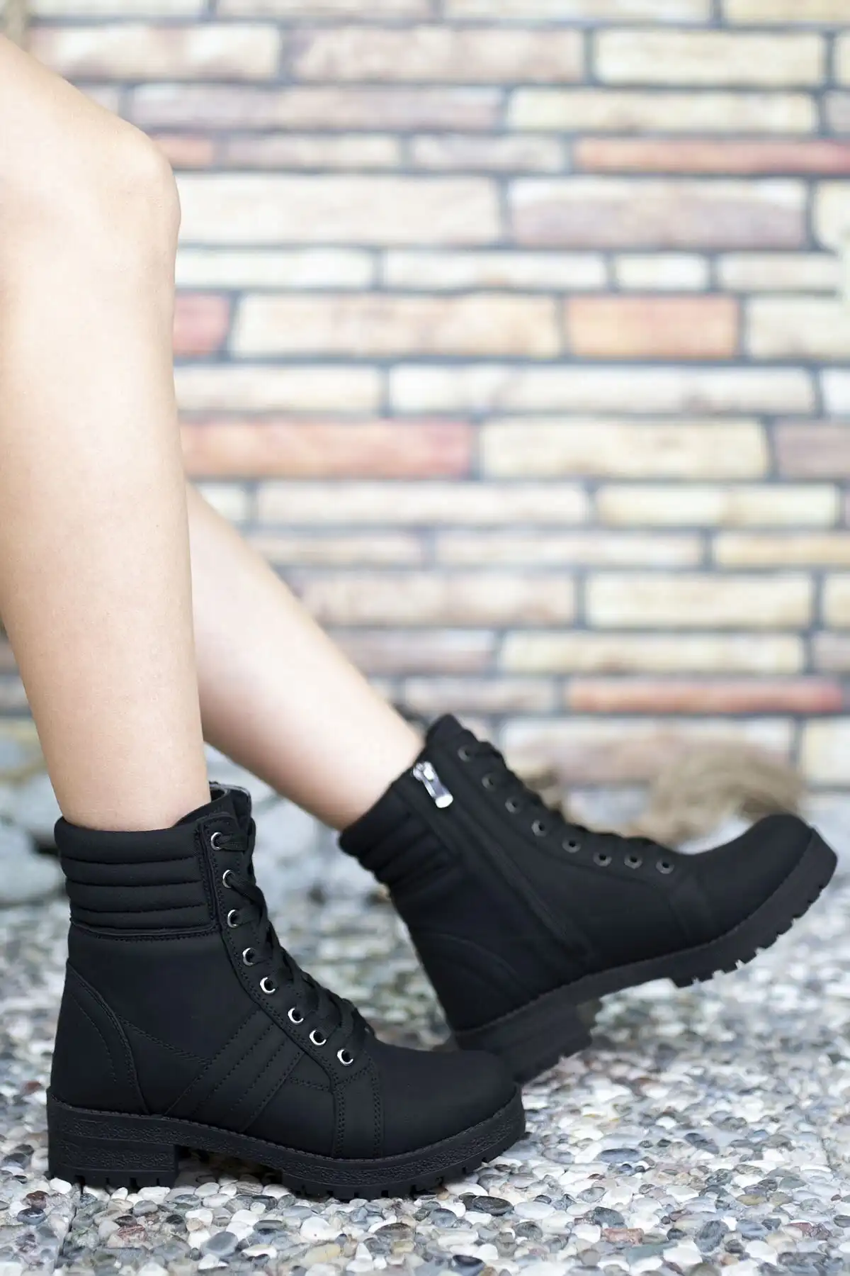 چکمه زنانه مشکی اکسترا مات 0012285 برند   Riccon ( ریکون )  به رنگ  مشکی