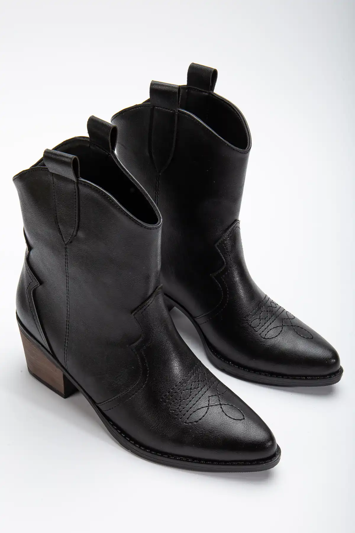 چکمه های پاشنه دار زنانه TSM برند   tusemmoda ( توسممودا )  به رنگ  مشکی