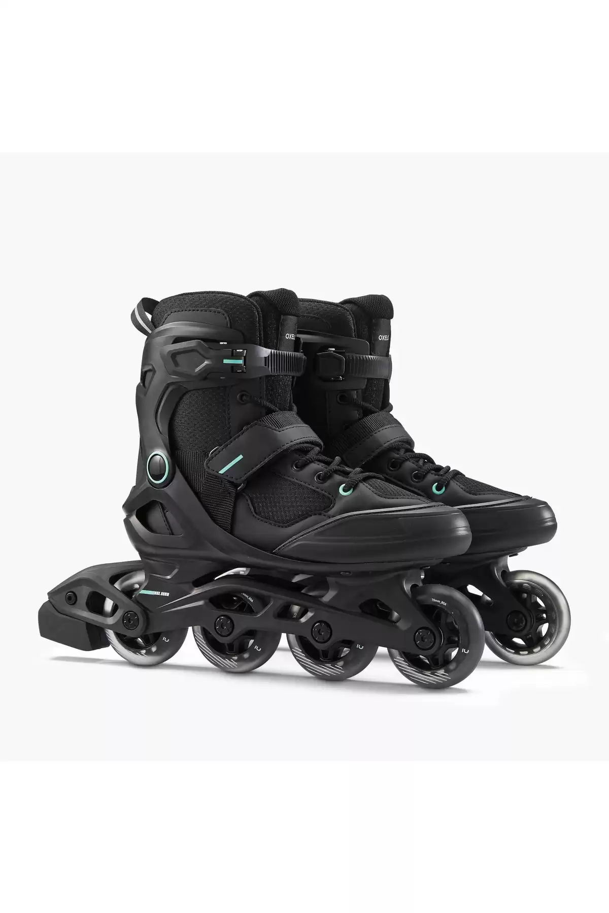 اسکیت تناسب اندام مردانه Oxelo - مشکی / آبی - Fıt100 برند   Decathlon(ده گانه) به رنگ  مشکی در دسته اسنبورد