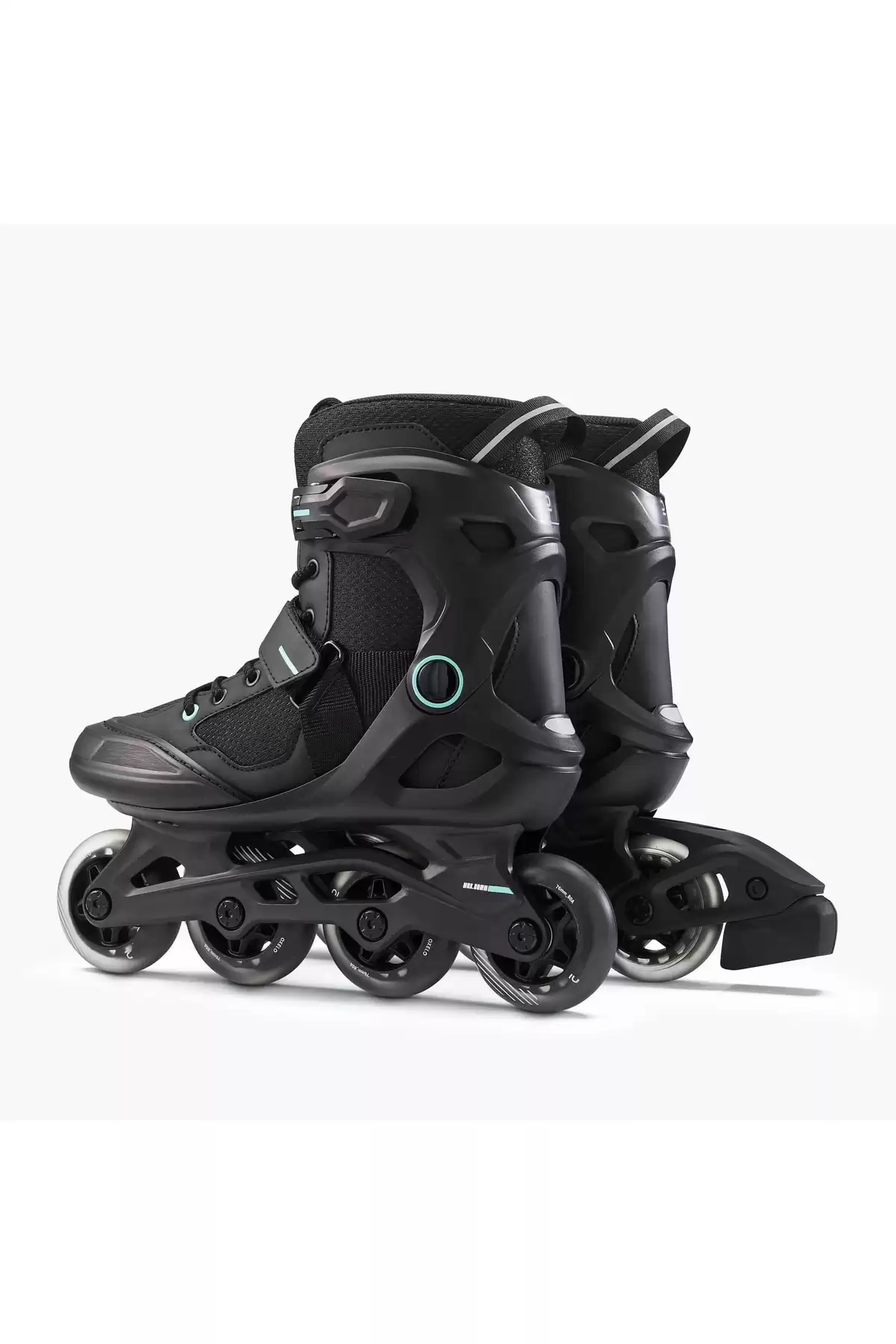 اسکیت تناسب اندام مردانه Oxelo - مشکی / آبی - Fıt100 برند   Decathlon(ده گانه) به رنگ  مشکی در دسته اسنبورد