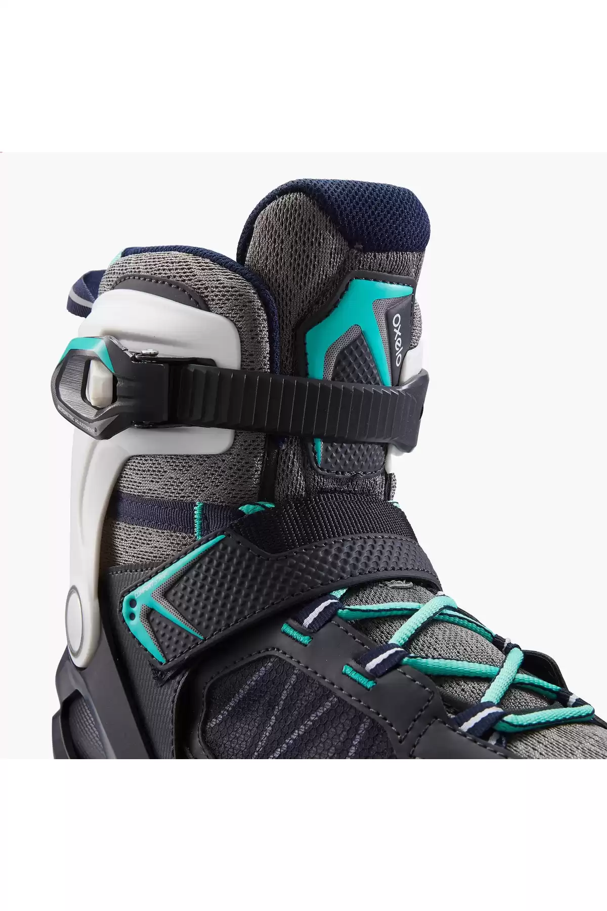 اسکیت تناسب اندام بزرگسالان Oxelo - فیروزه - Fit500 برند   Decathlon(ده گانه) به رنگ  سبز در دسته اسنبورد
