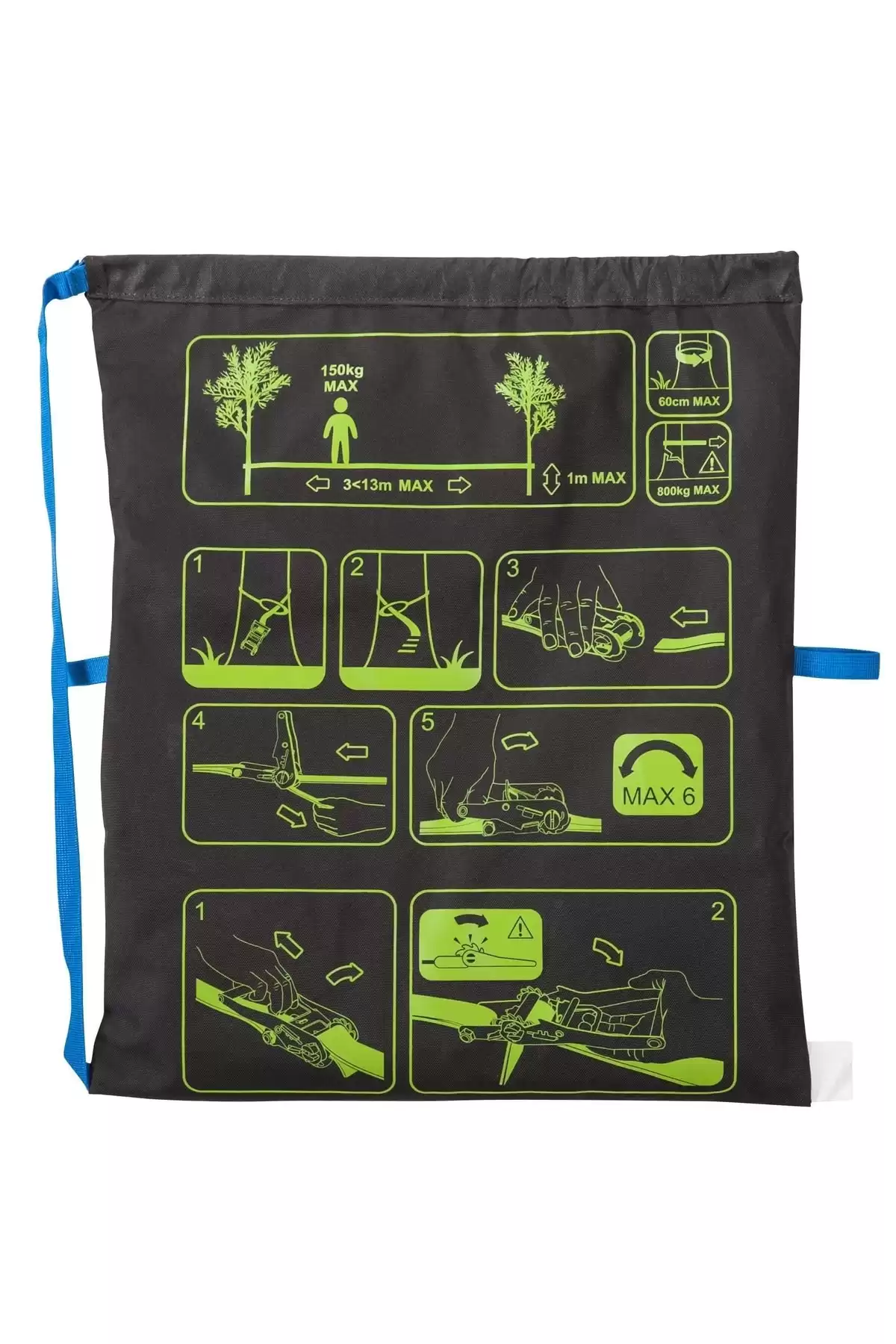 Decathlon Simond Slackline - 15 متر - قیمت سبز، نظرات - TRENDYOL برند   TRENDYOL MODEST به رنگ  سبز