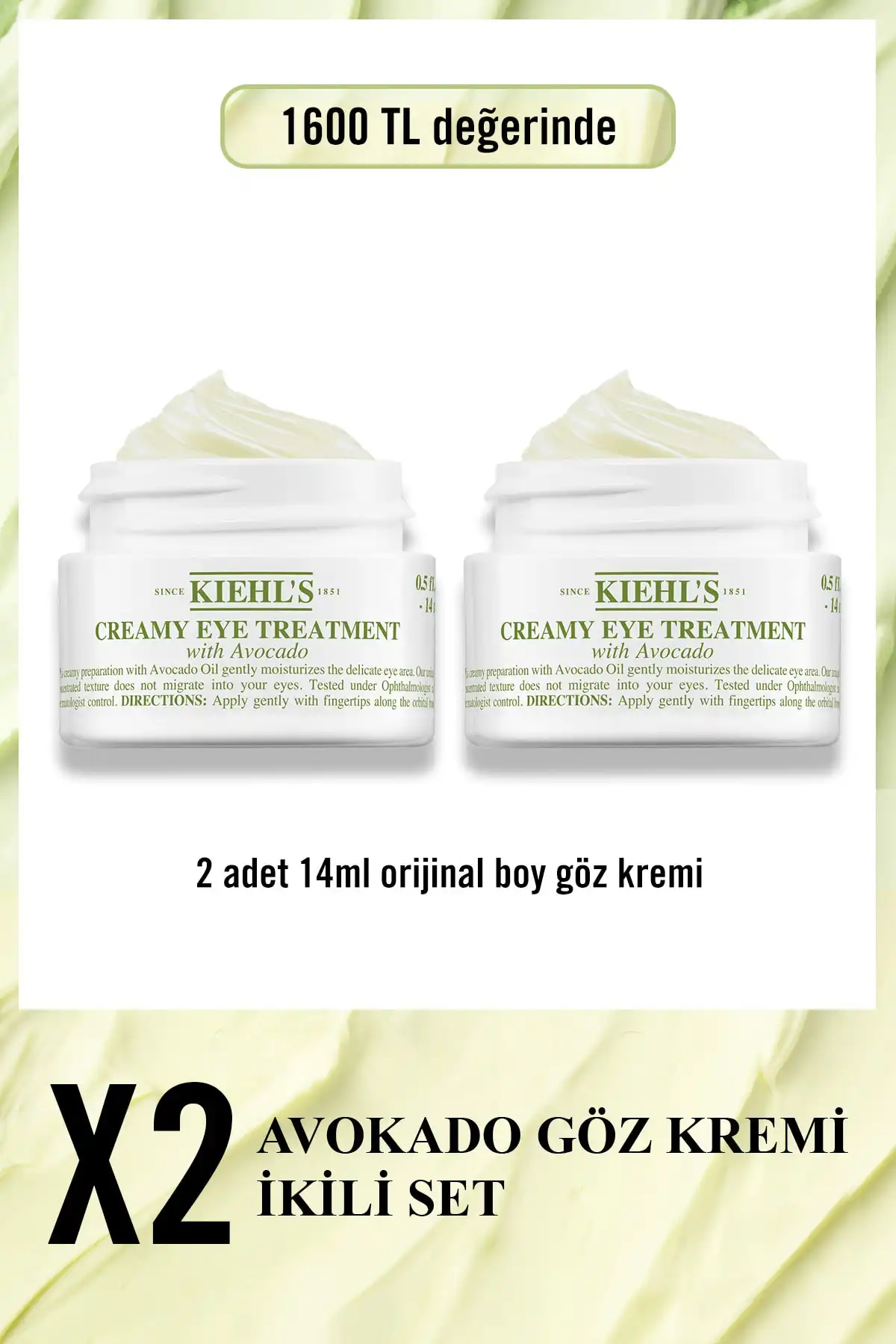 ست کرم دور چشم Avocado Moisture Duo Set برند   Kiehl's(کیهل) به رنگ   در دسته ست مراقبت از پوست