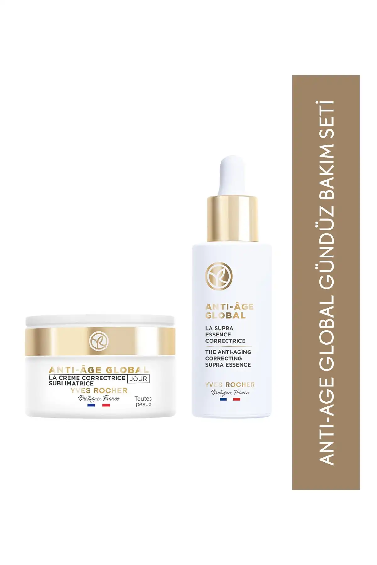 ست کرم روز اورجینال سرم جوان کننده و تجدید کننده جهانی ضد پیری پسر برند   به رنگ   در دسته ست مراقبت از پوست