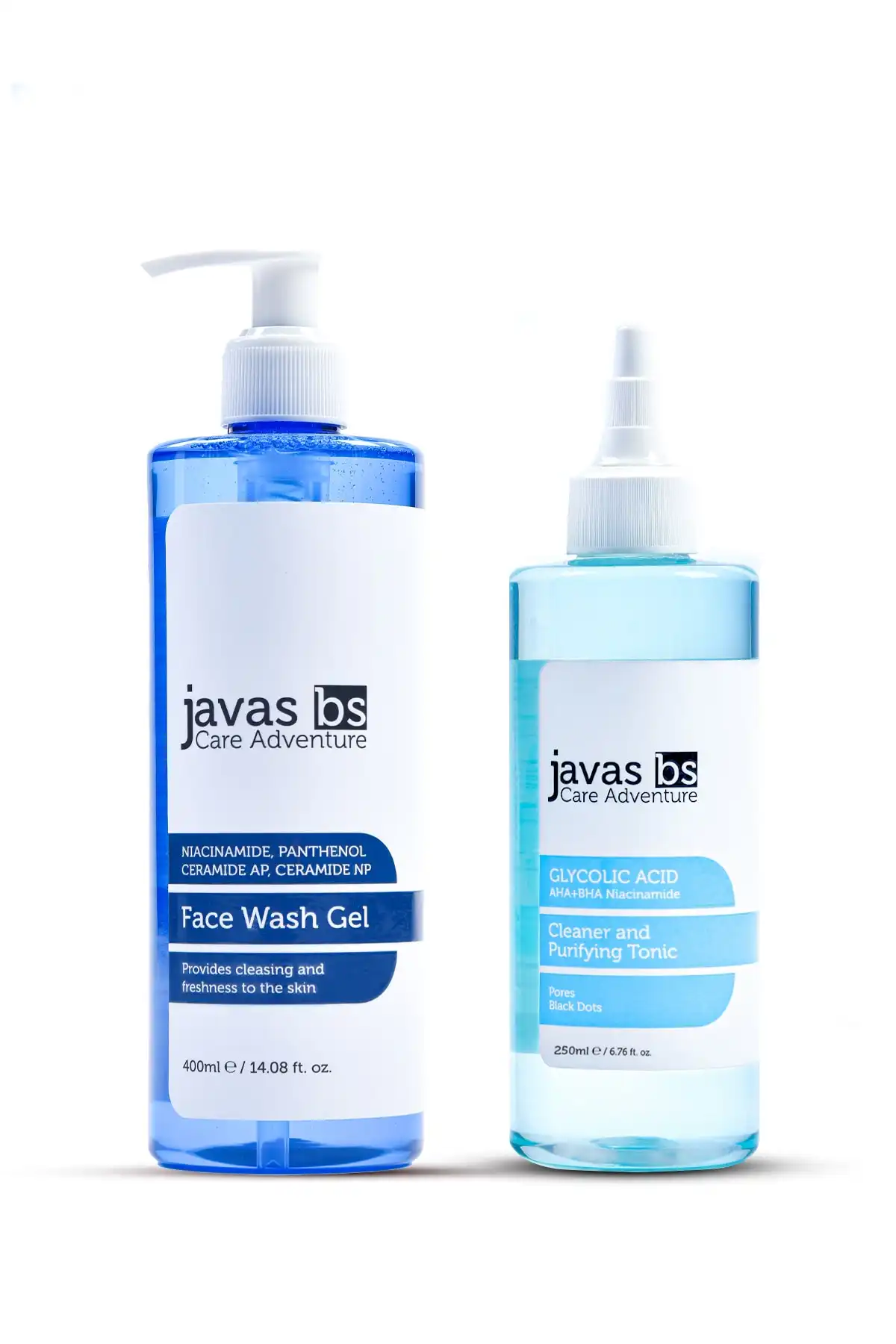 ست مراقبتی که به تمیز کردن، پاکسازی و جلوگیری از تشکیل جوش سرسیاه کمک می کند 400 میلی لیتر 250 میلی لیتر برند   javas bs(جاوا bs) به رنگ   در دسته ست مراقبت از پوست