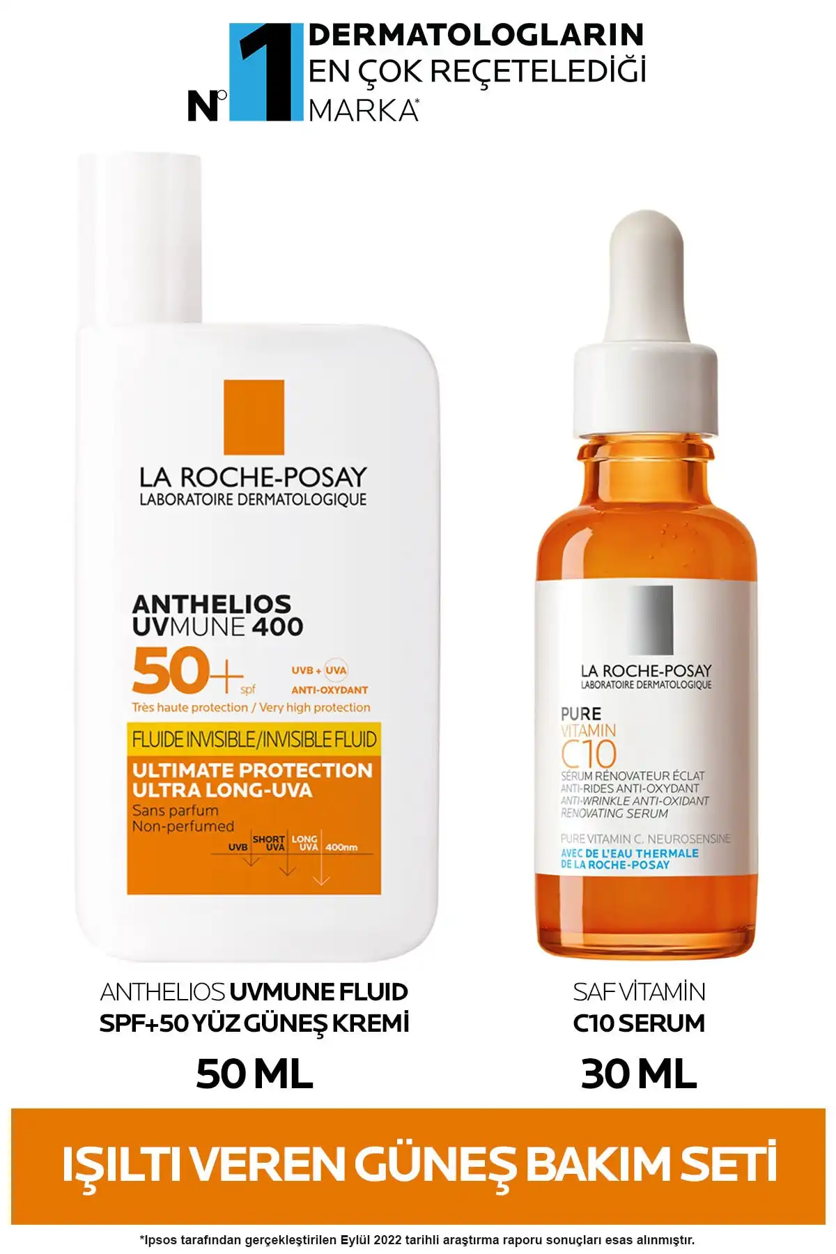 ست مراقبت از آفتاب تابشی La Roche-posay: کرم ضد آفتاب صورت anthelios 50 میلی لیتر و سرم ویتامین C10 30 میلی لیتر برند   La Roche Posay(لاروش پوسای) به رنگ   در دسته ست مراقبت از پوست