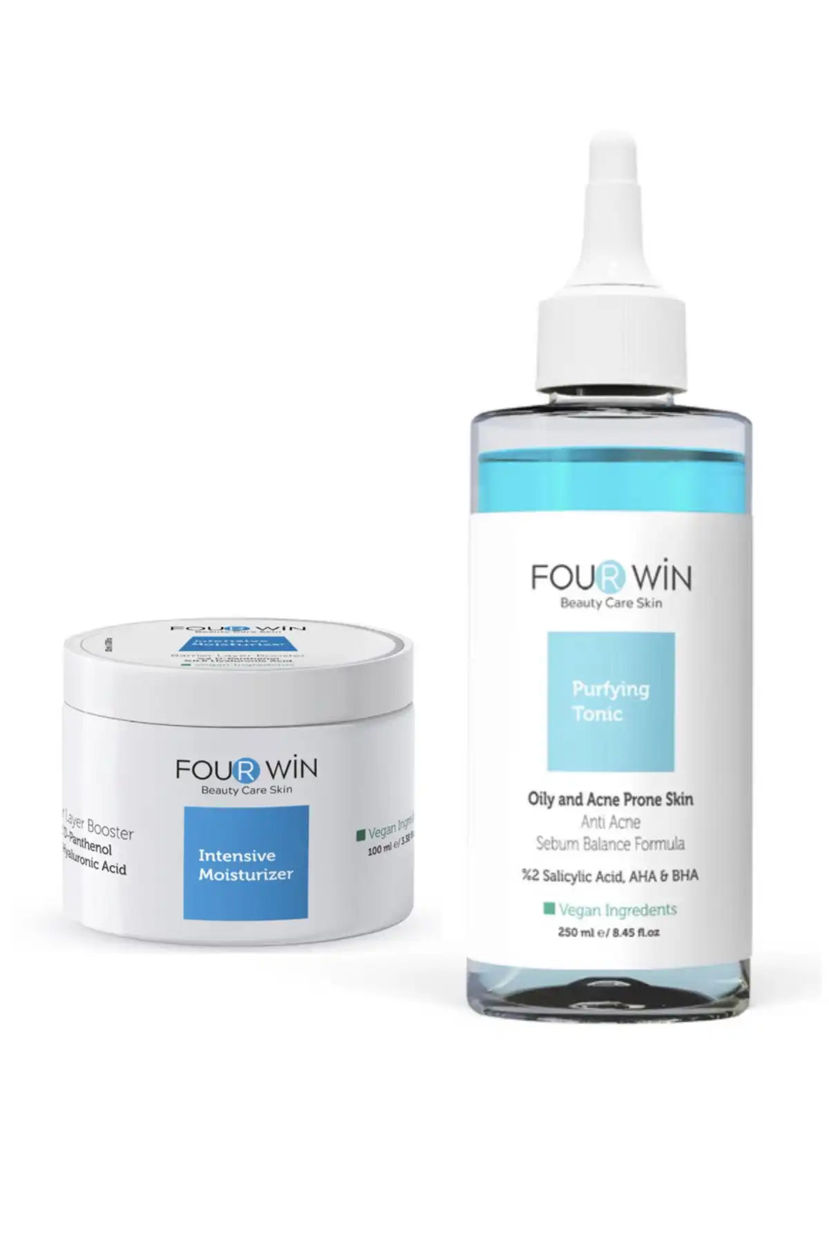 روغنی & پوست مستعد آکنه مرطوب کننده، منافذ، تصفیه کننده برند   Four Win(چهار برد) به رنگ   در دسته ست مراقبت از پوست