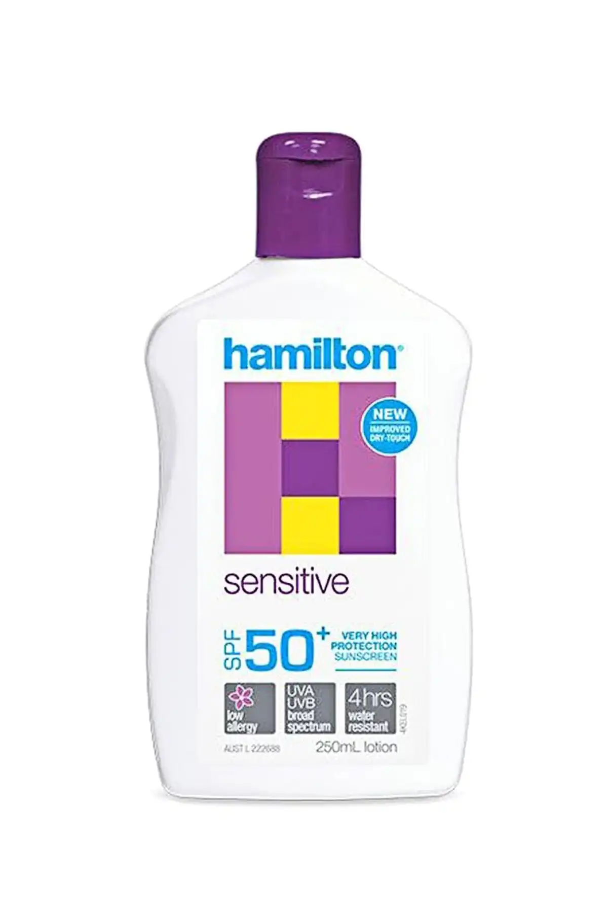 Sensitive Spf50 + لوسیون 265 میلی لیتر برند   Hamilton(همیلتون) به رنگ   در دسته ست مراقبت از پوست